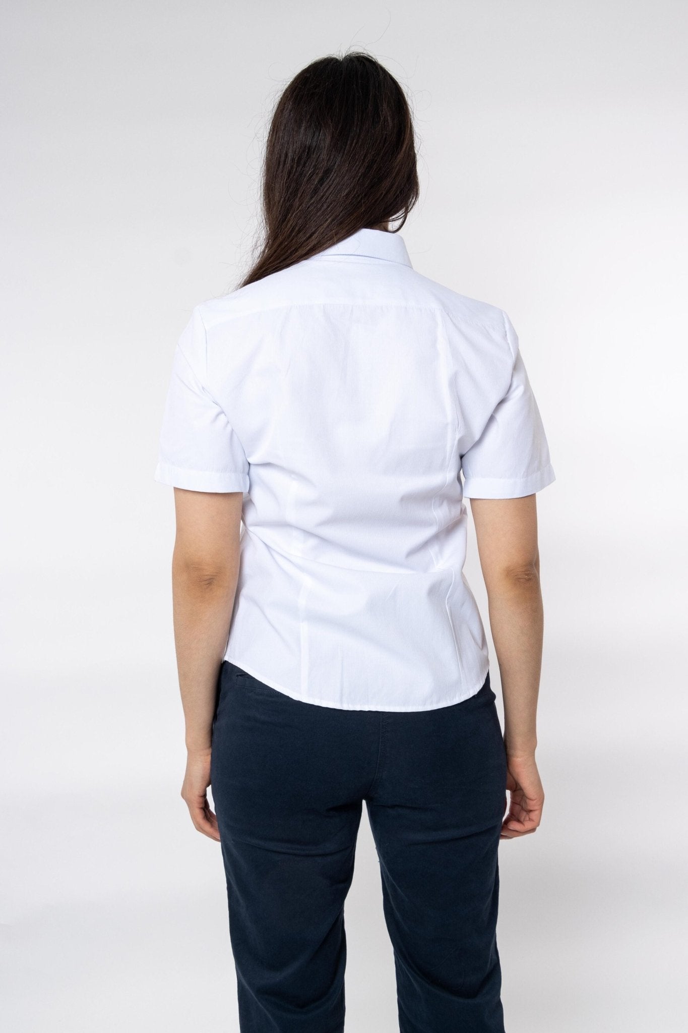 Blusa Formal Blanca Manga Corta CAMISA FORMAL SLIM FIT MANGA CORTA