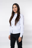 CAMISA FORMAL SLIM FIT MANGA CORTA BIRMINGHAM MUJER