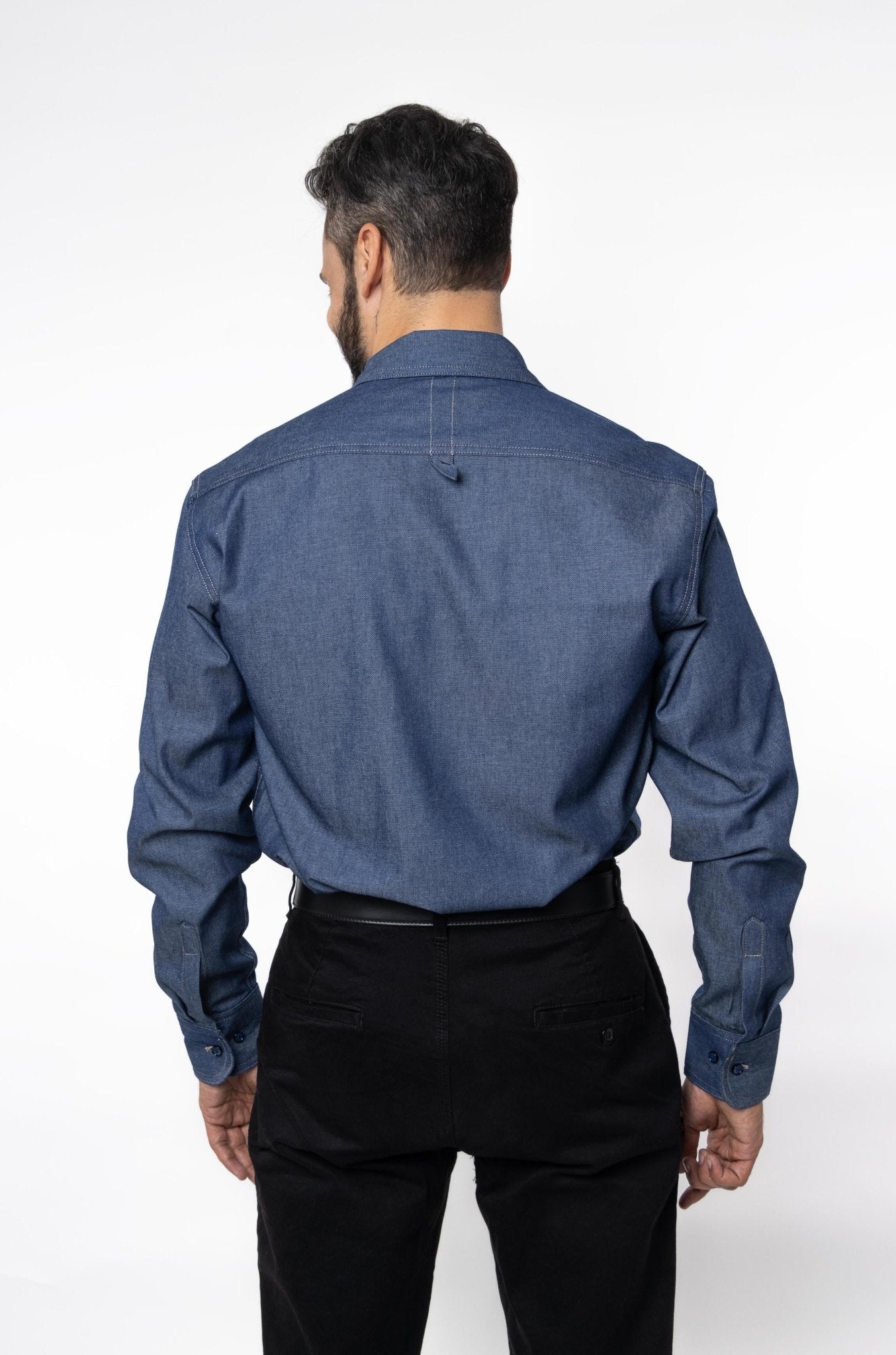 CAMISA FORMAL SLIM FIT MANGA LARGA MONTANA HOMBRE
