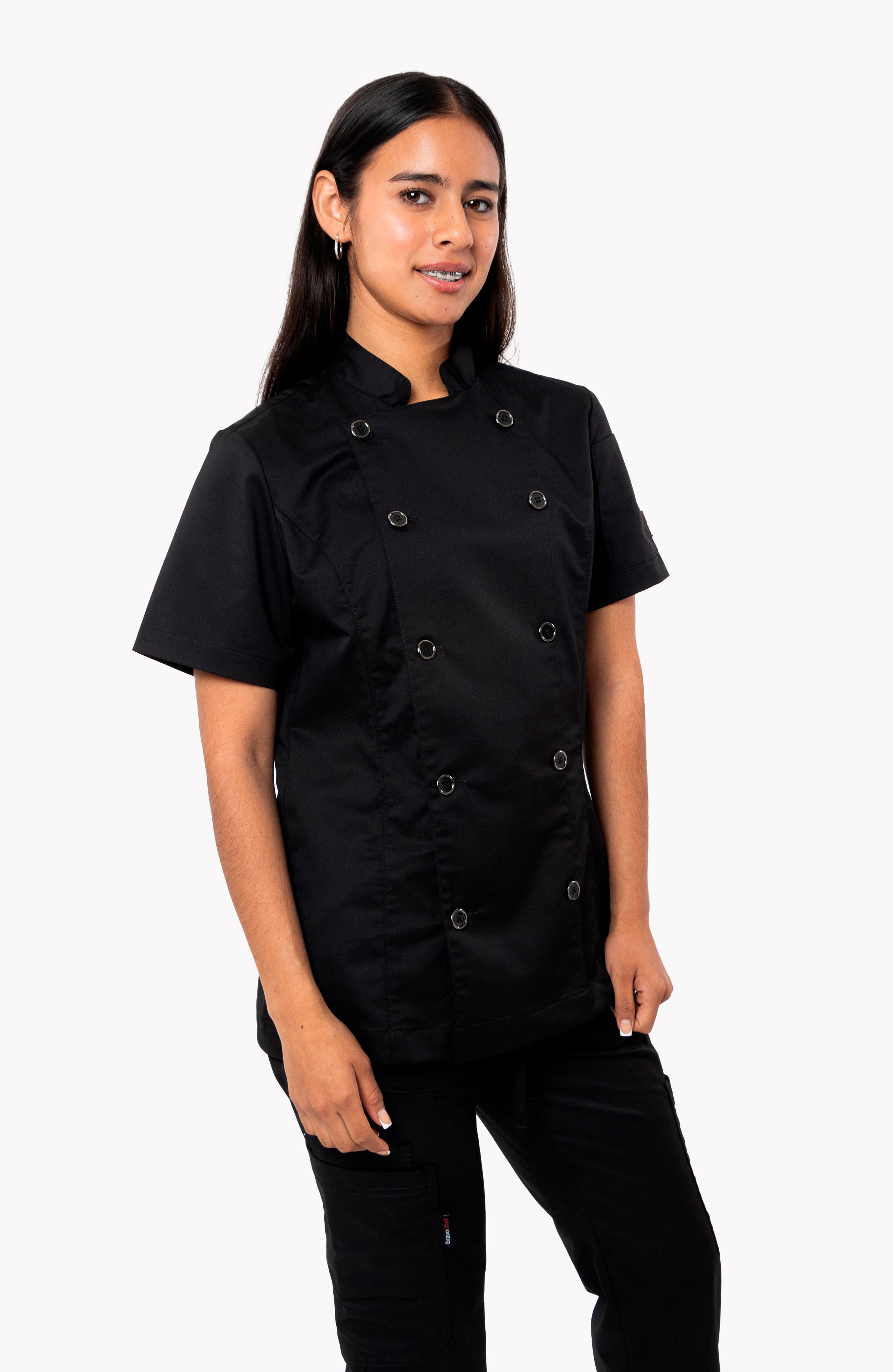 FILIPINA CHEF MANGA CORTA HONOLULU MUJER #Color_Negro

