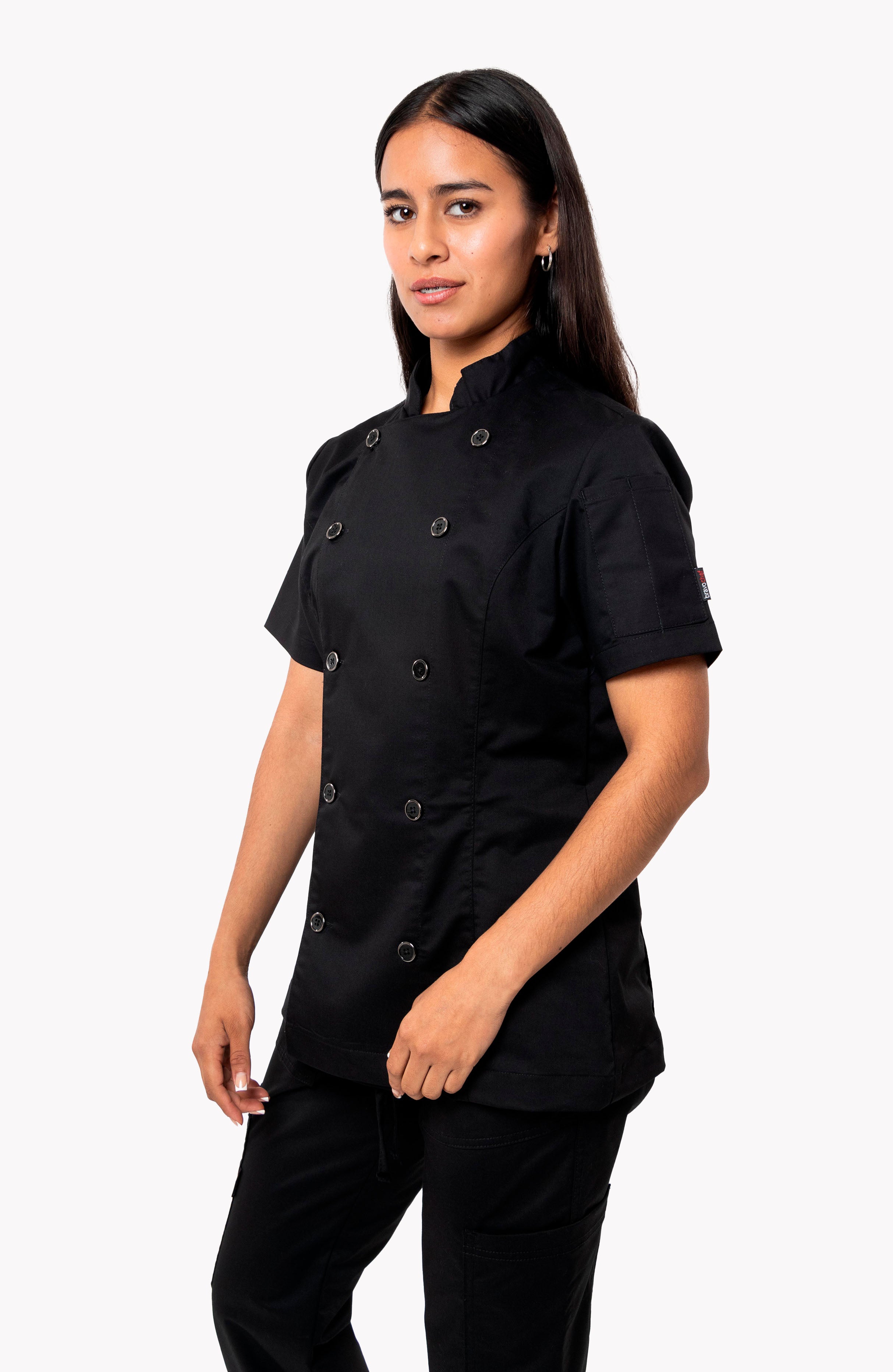 FILIPINA CHEF MANGA CORTA HONOLULU MUJER #Color_Negro
