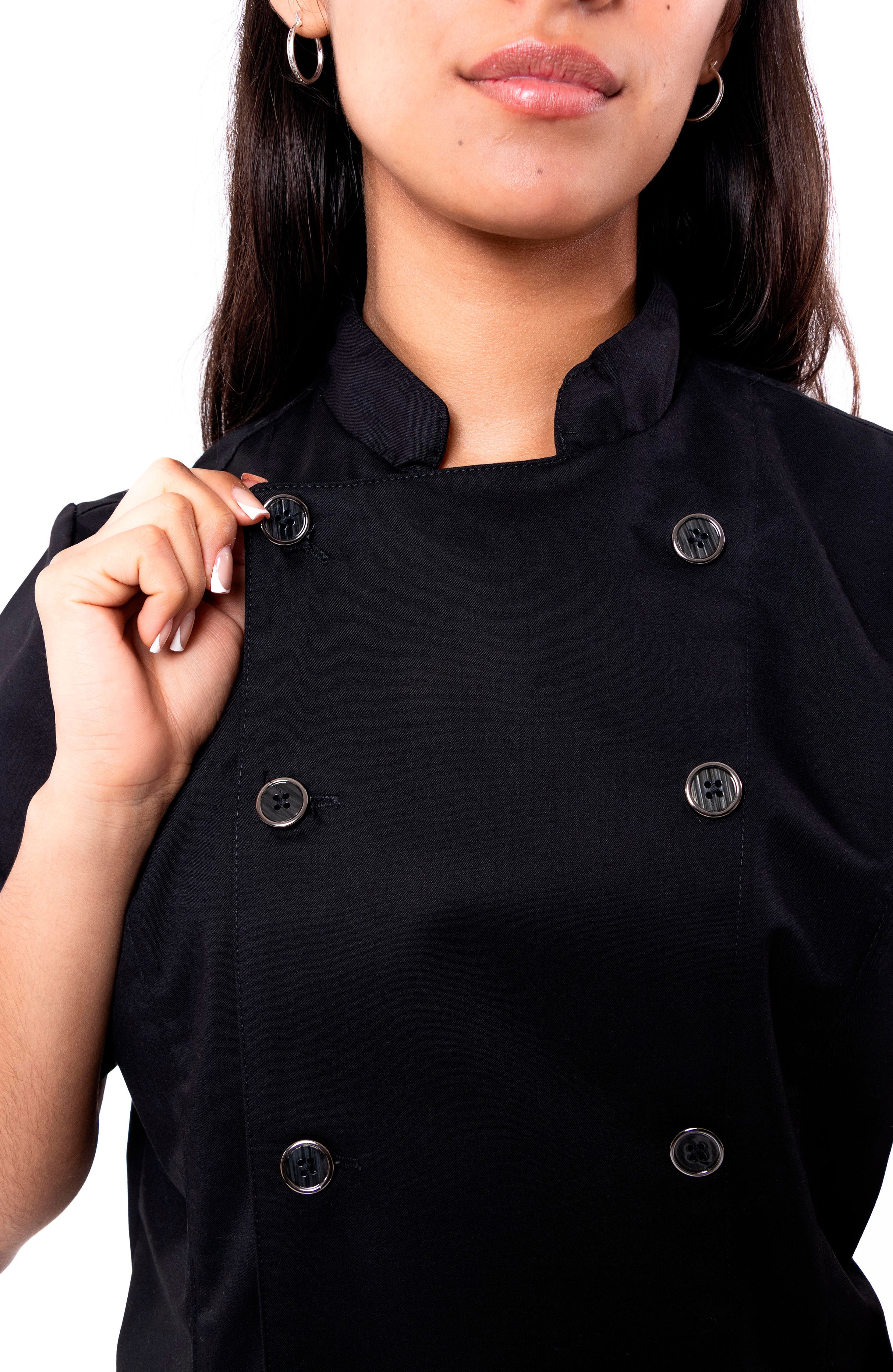 FILIPINA CHEF MANGA CORTA HONOLULU MUJER #Color_Negro
