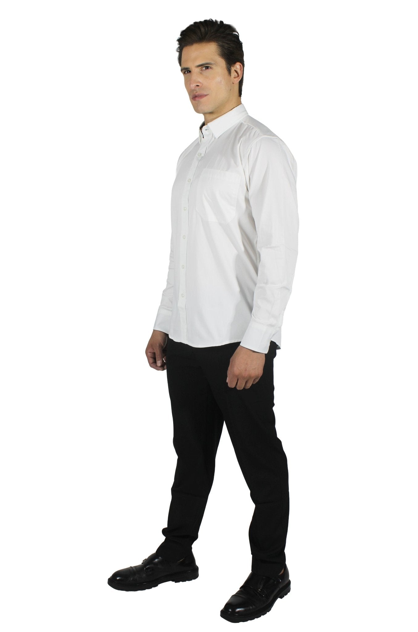 CAMISA DE HOMBRE EJECUTIVA MANZANILLO #Color_Blanco