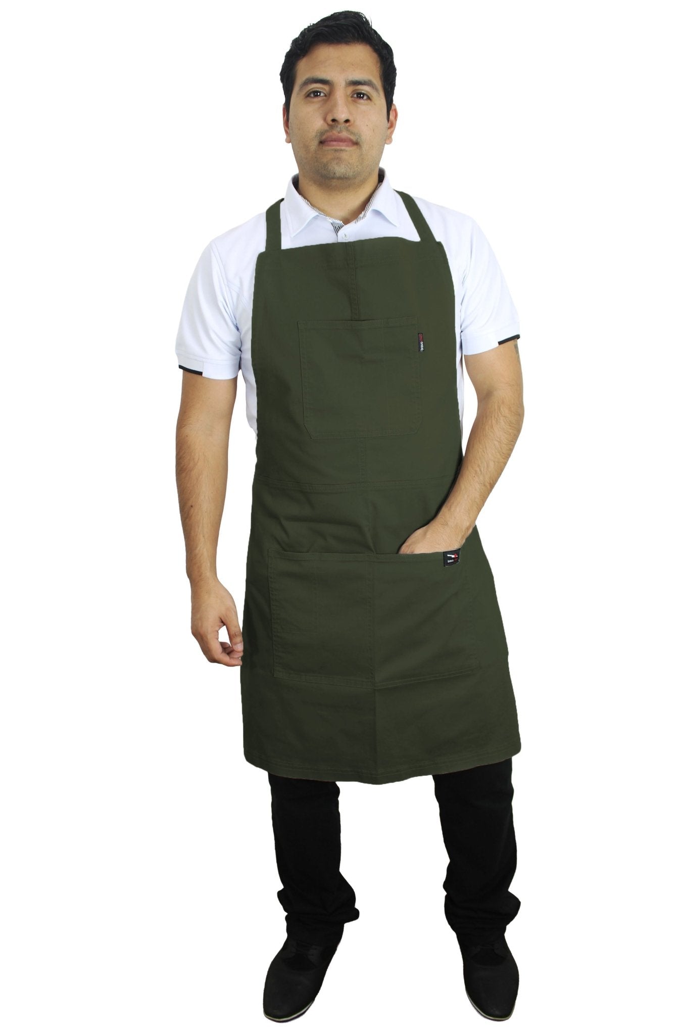 MANDIL TOSCANA UNISEX #Color_Verde Oliva