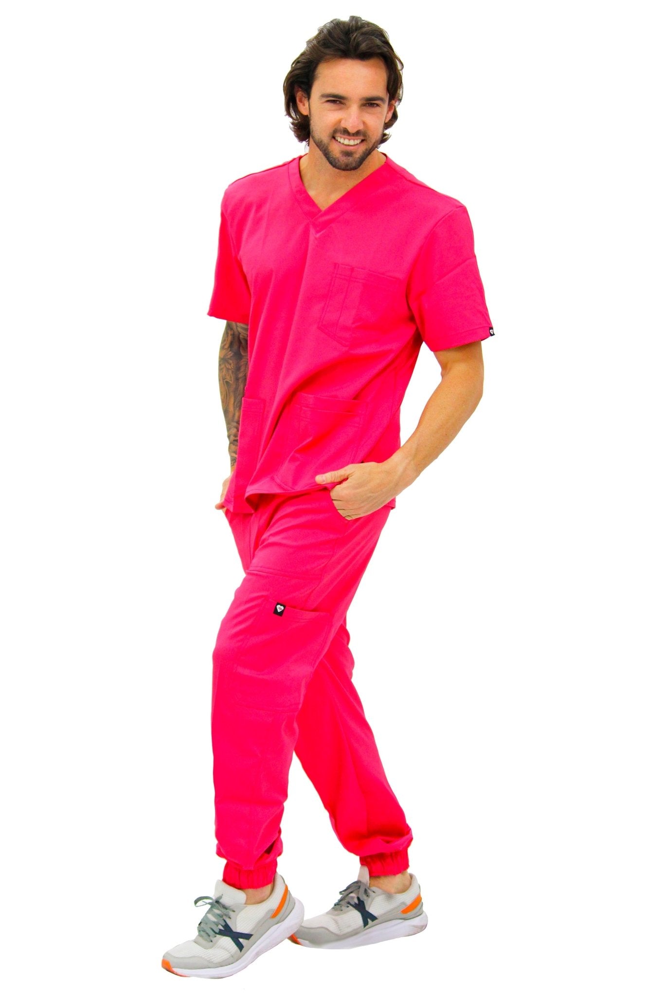 PANTALÓN MÉDICO JOGGER PARA SCRUB ARGOS HOMBRE #Color_Rosa