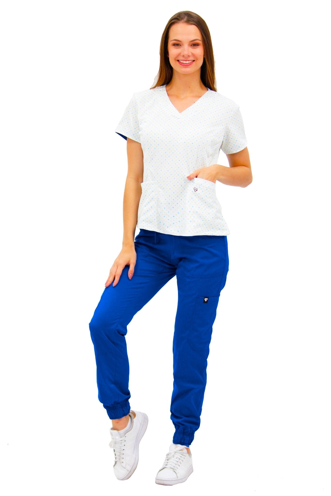 PANTALÓN MÉDICO JOGGER PARA SCRUB ARGOS MUJER #Color_Azul