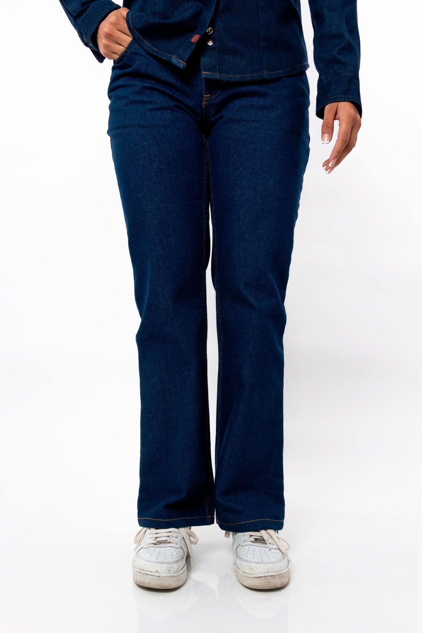 JEANS DE TRABAJO MEDELLIN MUJER #Color_Azul Marino