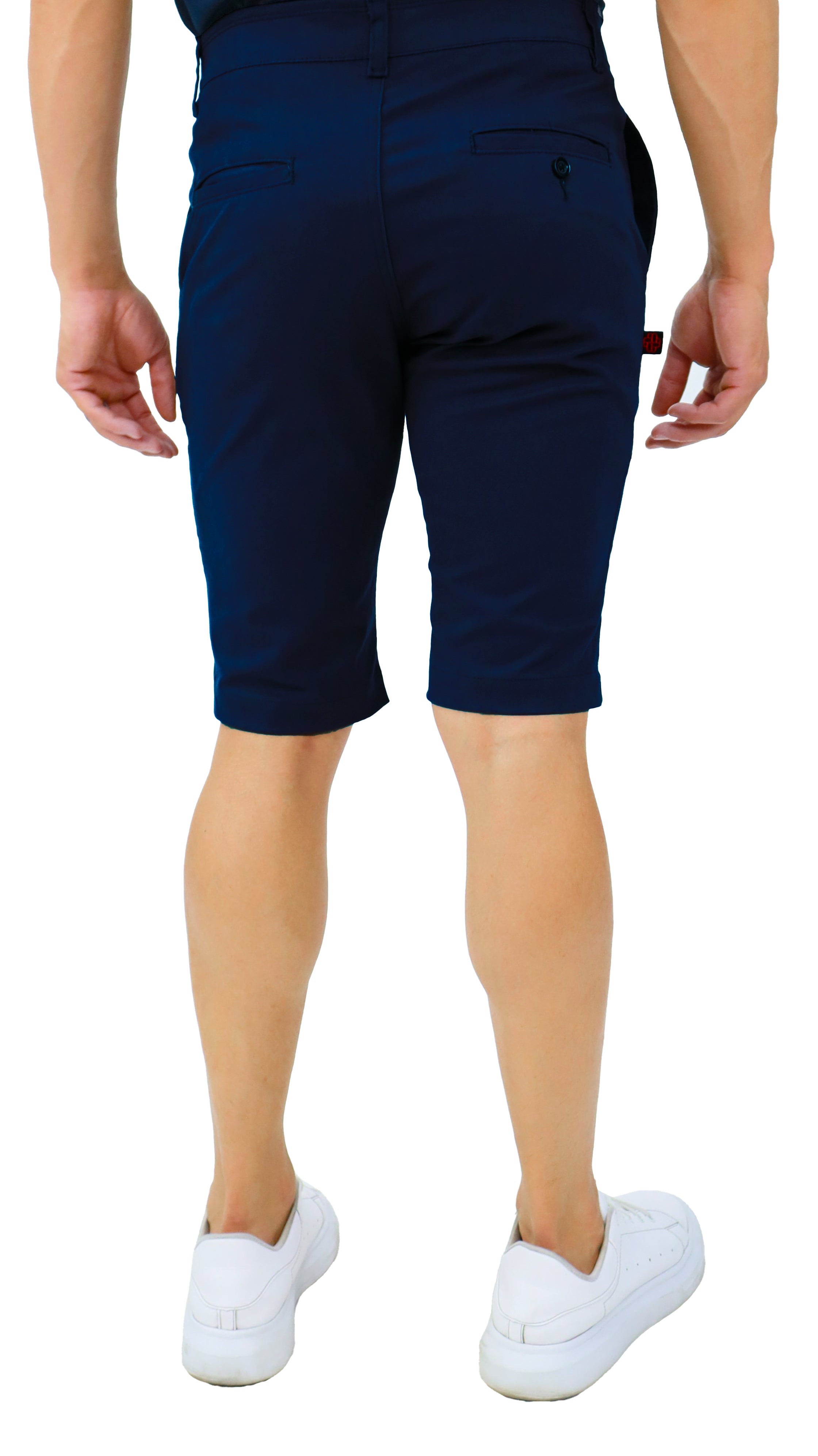 BERMUDA CASUAL DE GABARDINA ATLANTA HOMBRE #Color_Azul