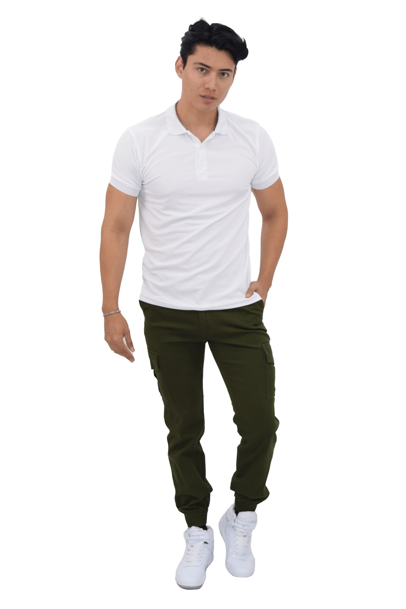 PANTALÓN CARGO JOGGER LORETO HOMBRE #Color_Verde
