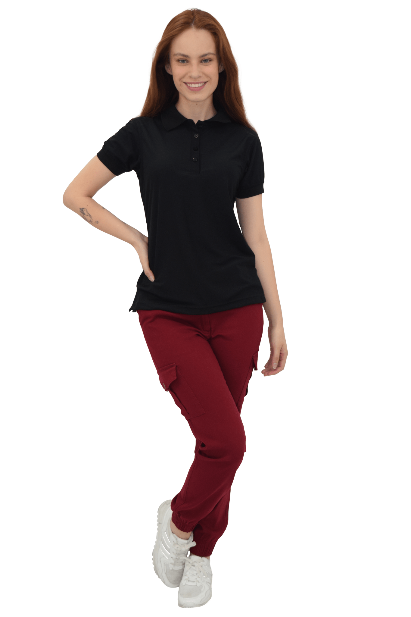 PANTALÓN CARGO JOGGER LORETO MUJER #Color_Rojo