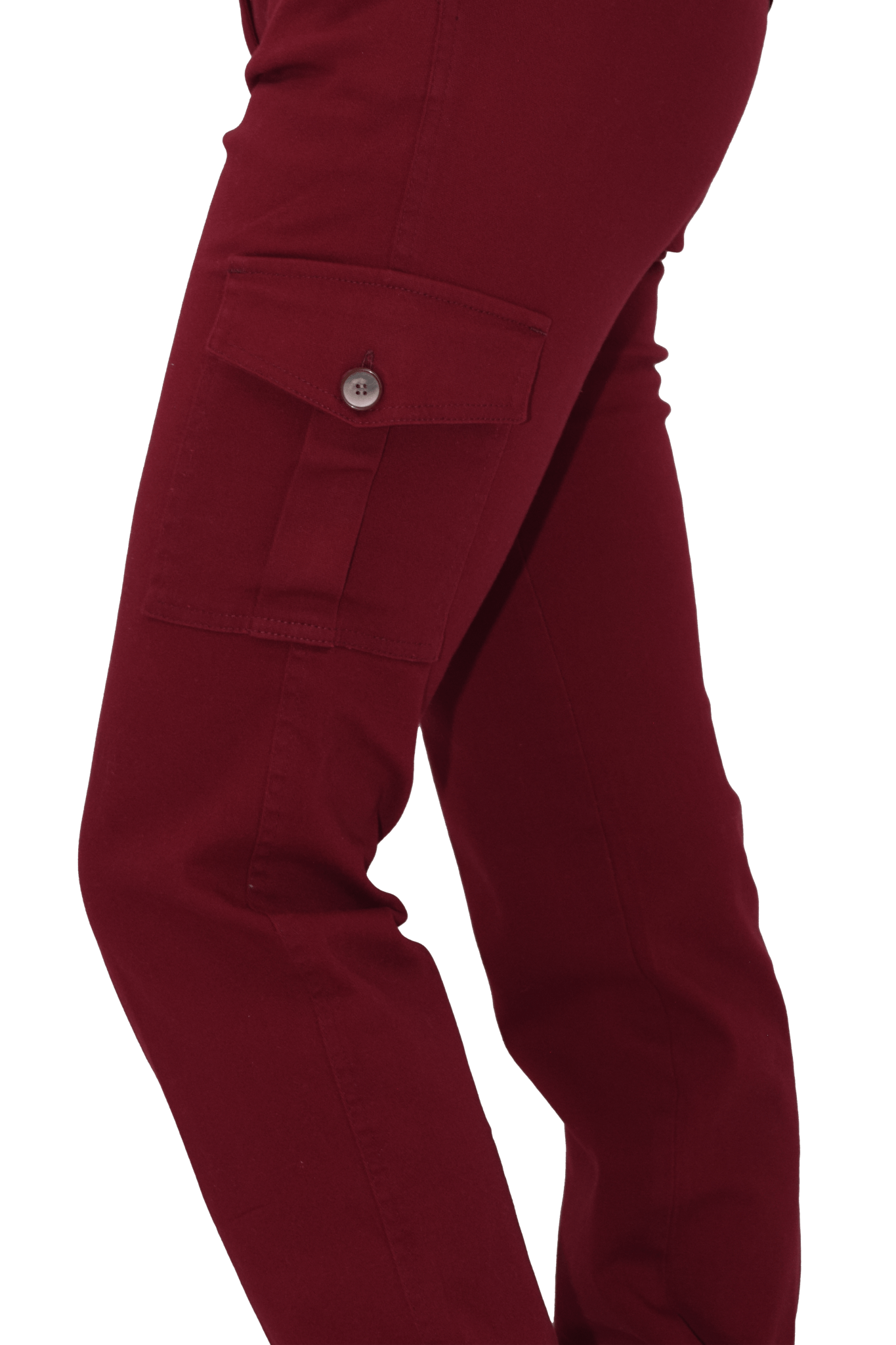 PANTALÓN CARGO JOGGER LORETO MUJER #Color_Rojo