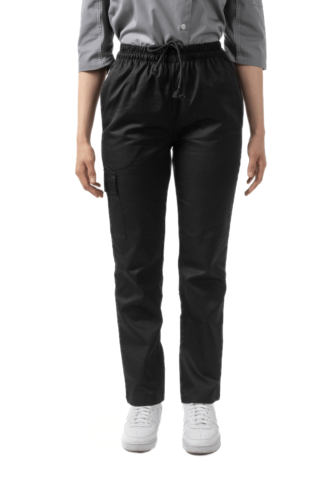 PANTALON DELHI CHEF DAMA #Color_Negro