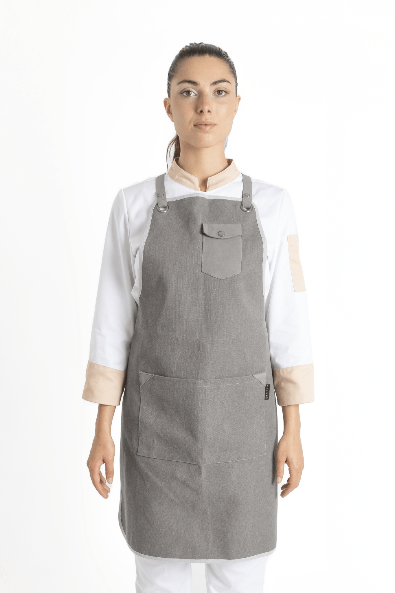 MANDIL SORRENTO PETO UNISEX #Color_Gris
 