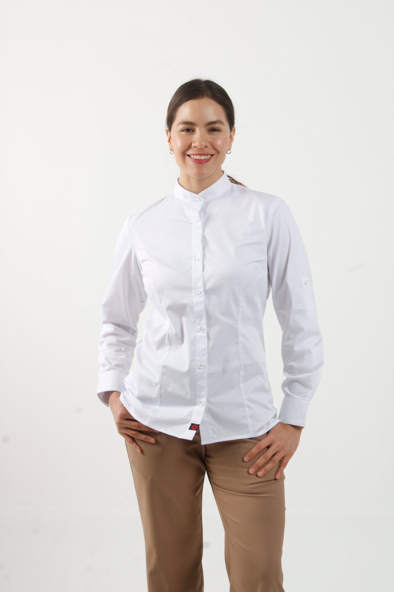 CAMISA FORMAL MANGA LARGA MEMPHIS MUJER