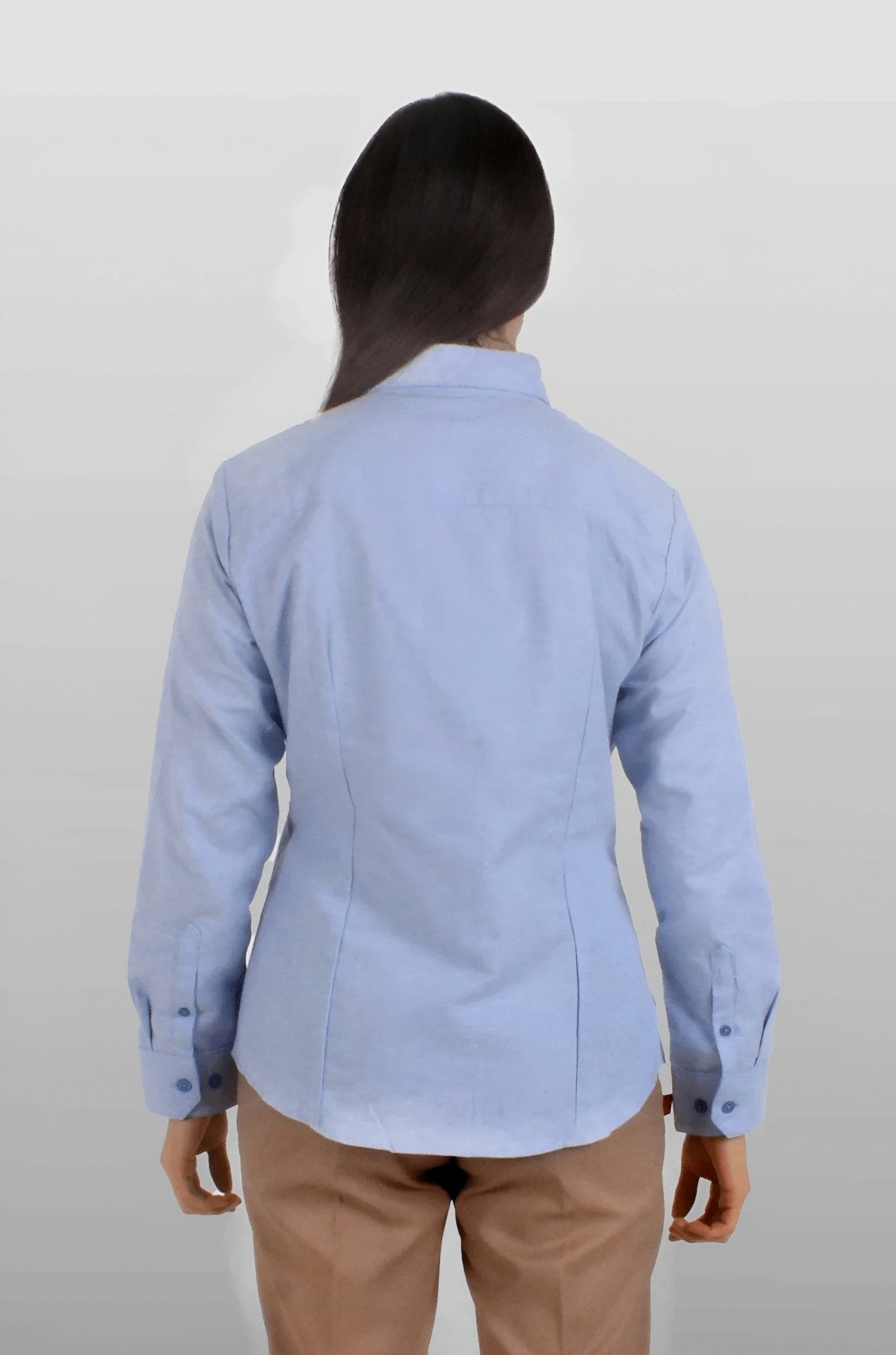 CAMISA EJECUTIVA LEÓN DAMA #Color_Azul 