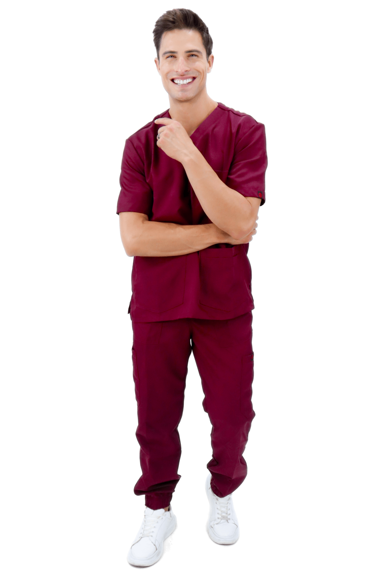 PANTALÓN CAMARISTA O LIMPIEZA BOGOTA HOMBRE #Color_Rojo