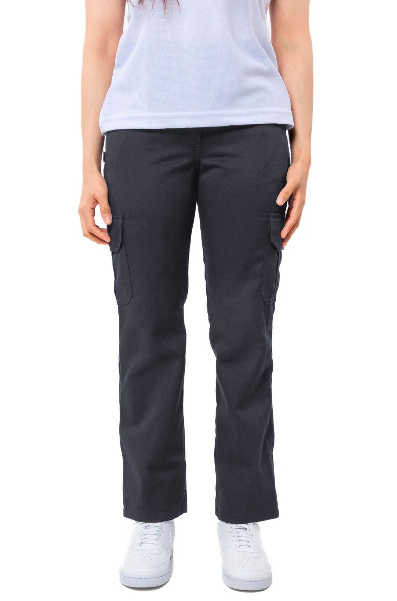 Pantalón Cargo Pantalon Azul Marino Mujer Trabajo Cargo Pampero