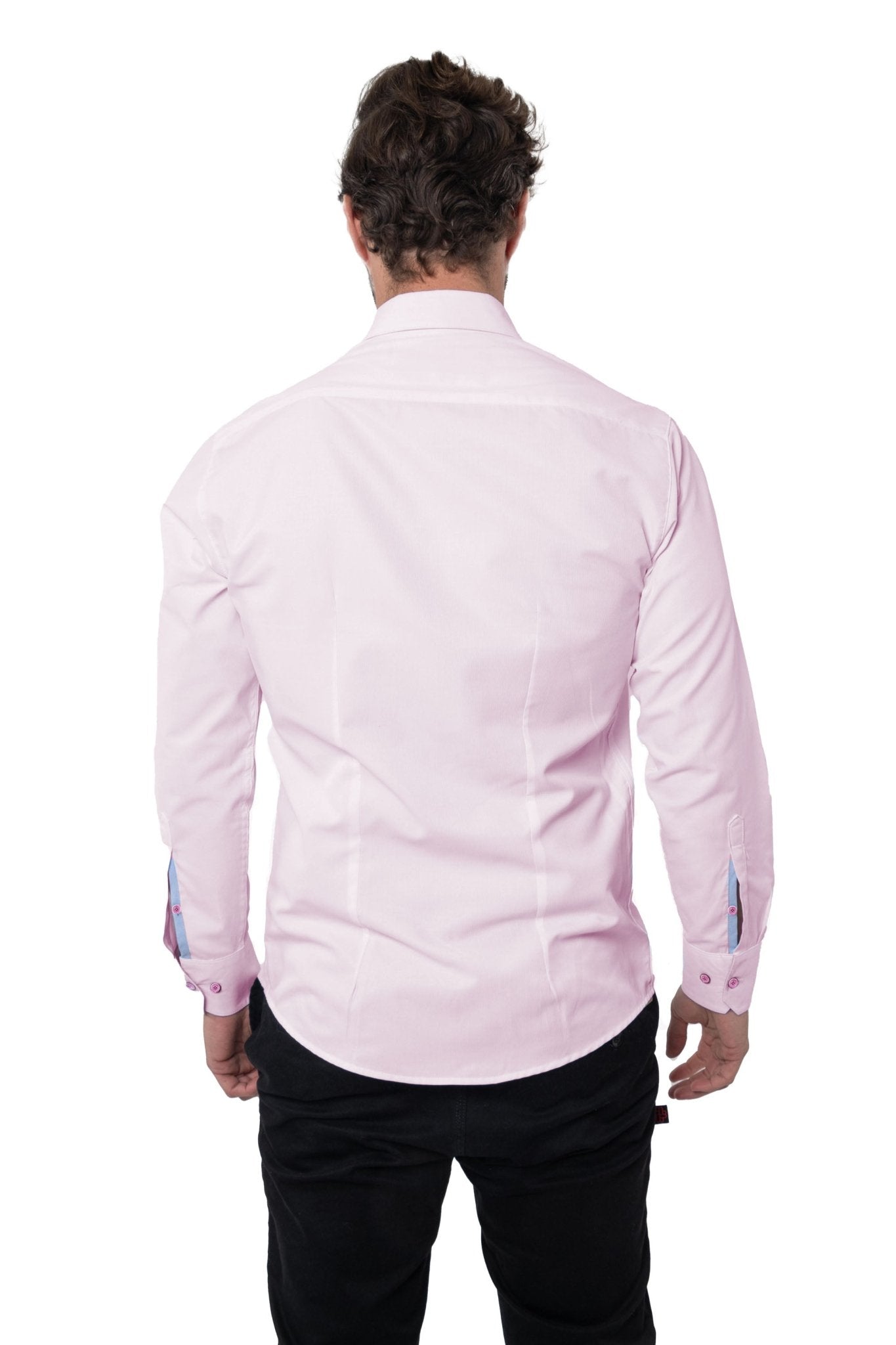 CAMISA FORMAL SLIM FIT MANGA LARGA BIRMINGHAM HOMBRE #Color_Rosa