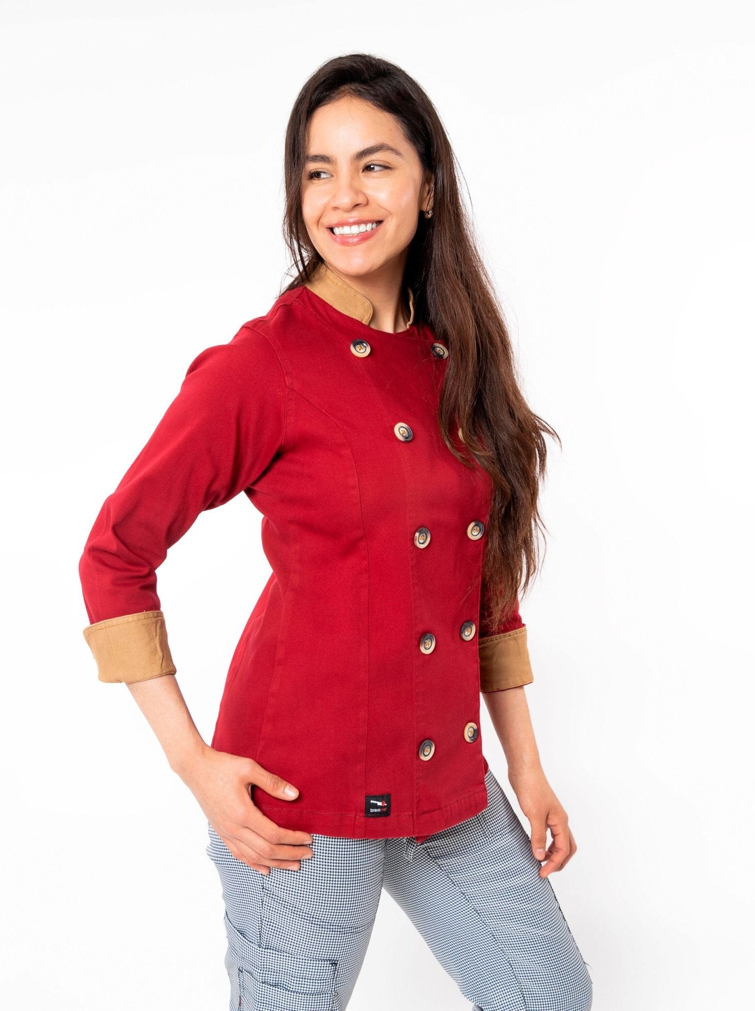FILIPINA CHEF CORTE REGULAR MILÁN MUJER #Color_Rojo