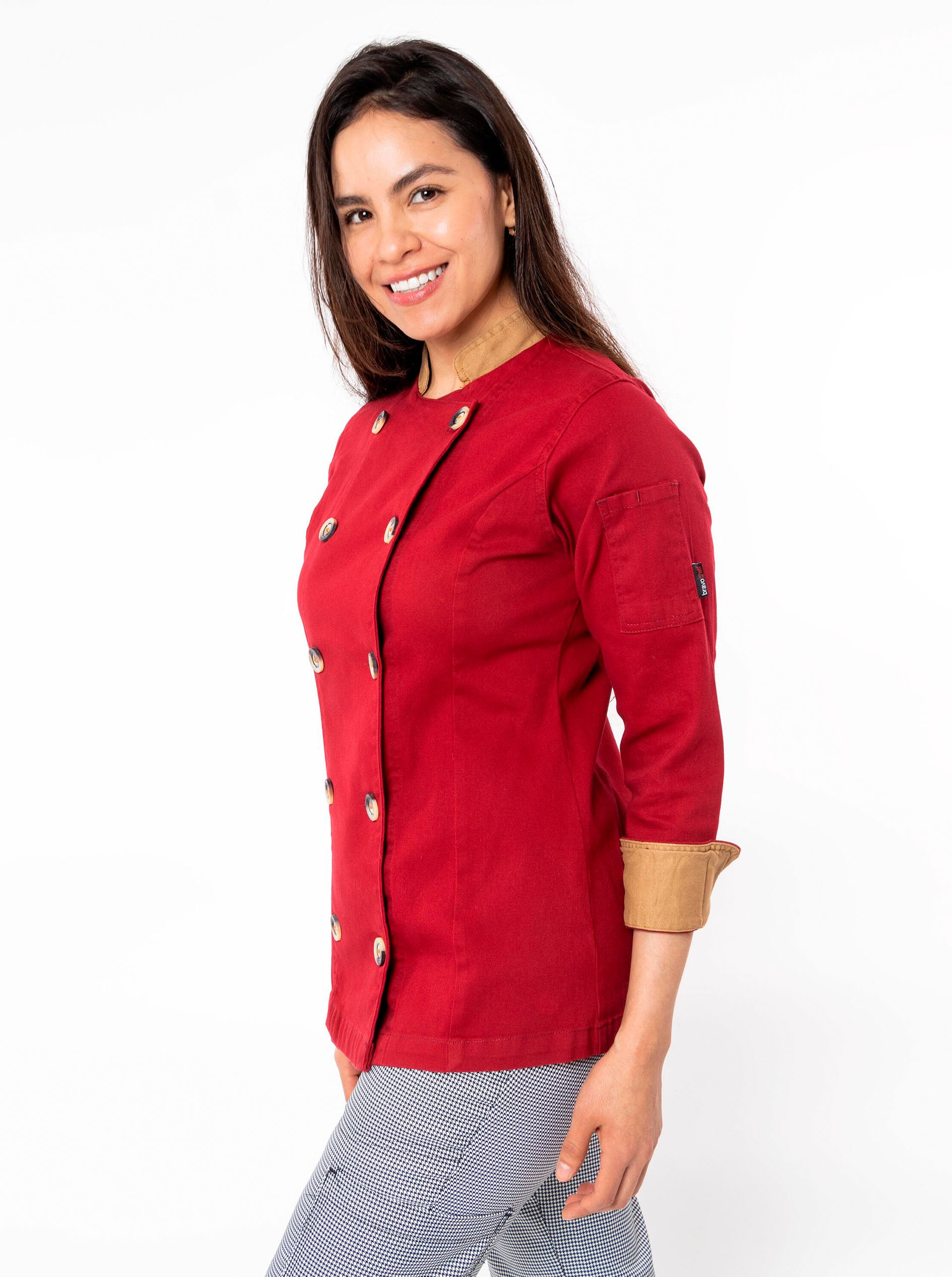 FILIPINA CHEF CORTE REGULAR MILÁN MUJER #Color_Rojo