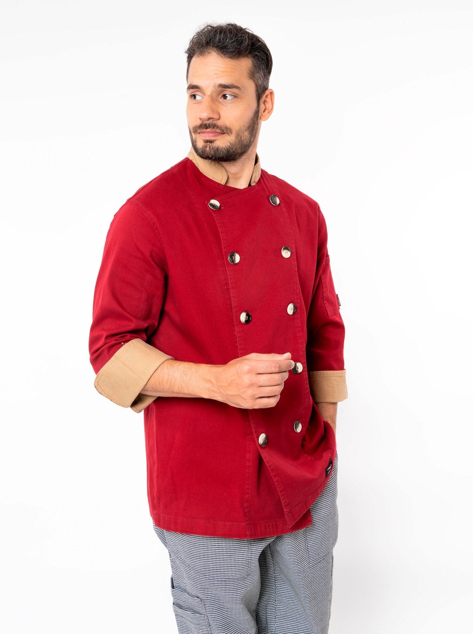 FILIPINA CHEF CORTE REGULAR MILÁN HOMBRE #Color_Rojo
