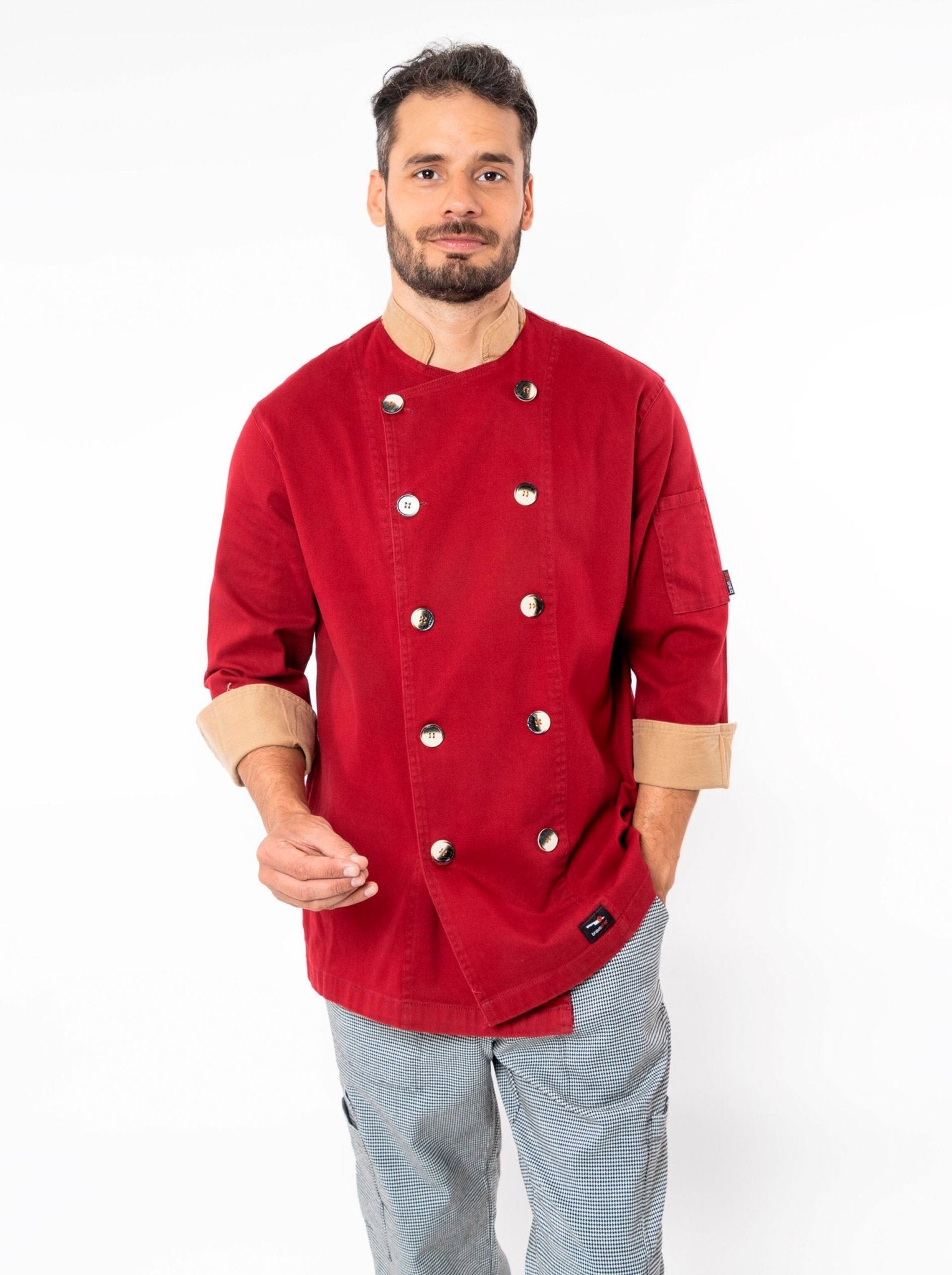 FILIPINA CHEF CORTE REGULAR MILÁN HOMBRE #Color_Rojo
