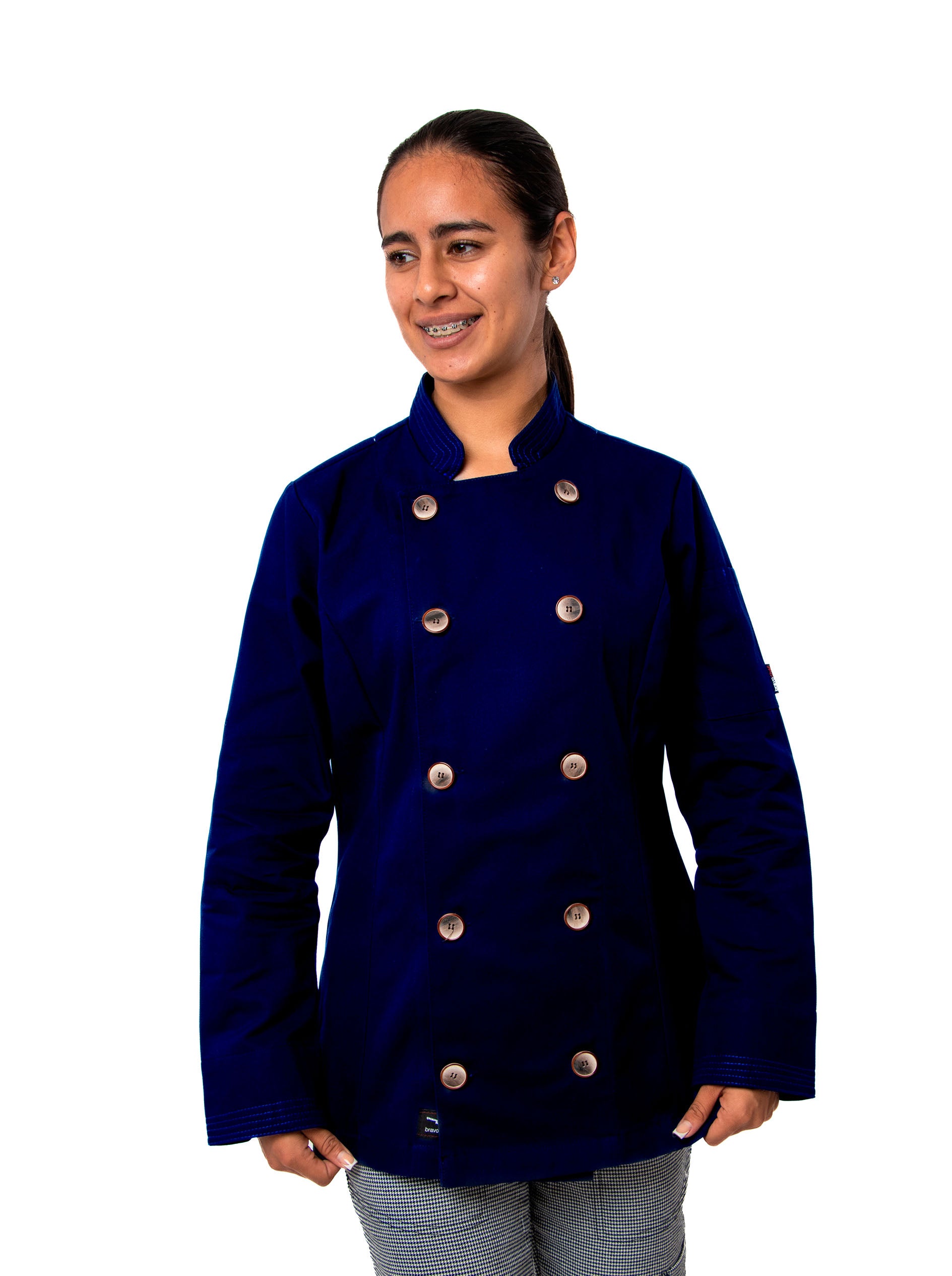 FILIPINA EJECUTIVA CHEF CORTE REGULAR LYON MUJER #Color_Azul Marino