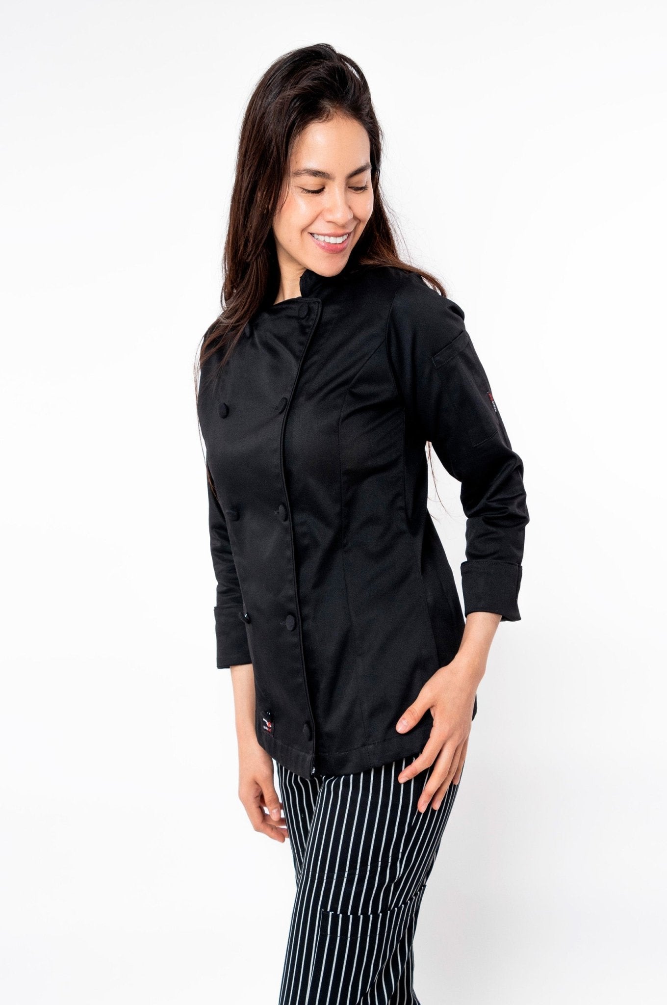 FILIPINA CHEF CORTE REGULAR VENECIA MUJER #Color_Negro