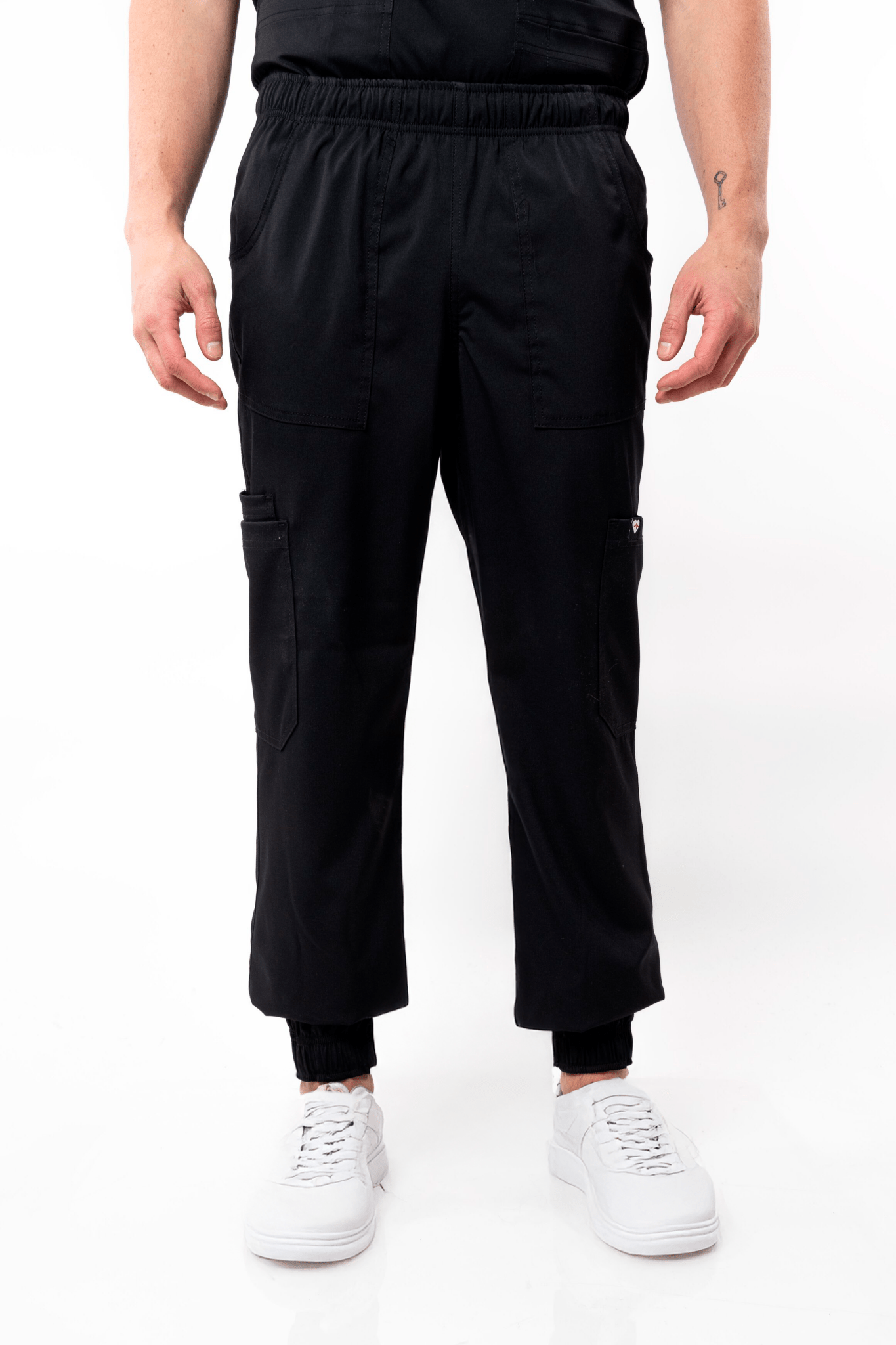 PANTALÓN MÉDICO JOGGER PARA SCRUB ATENAS HOMBRE #Color_Negro