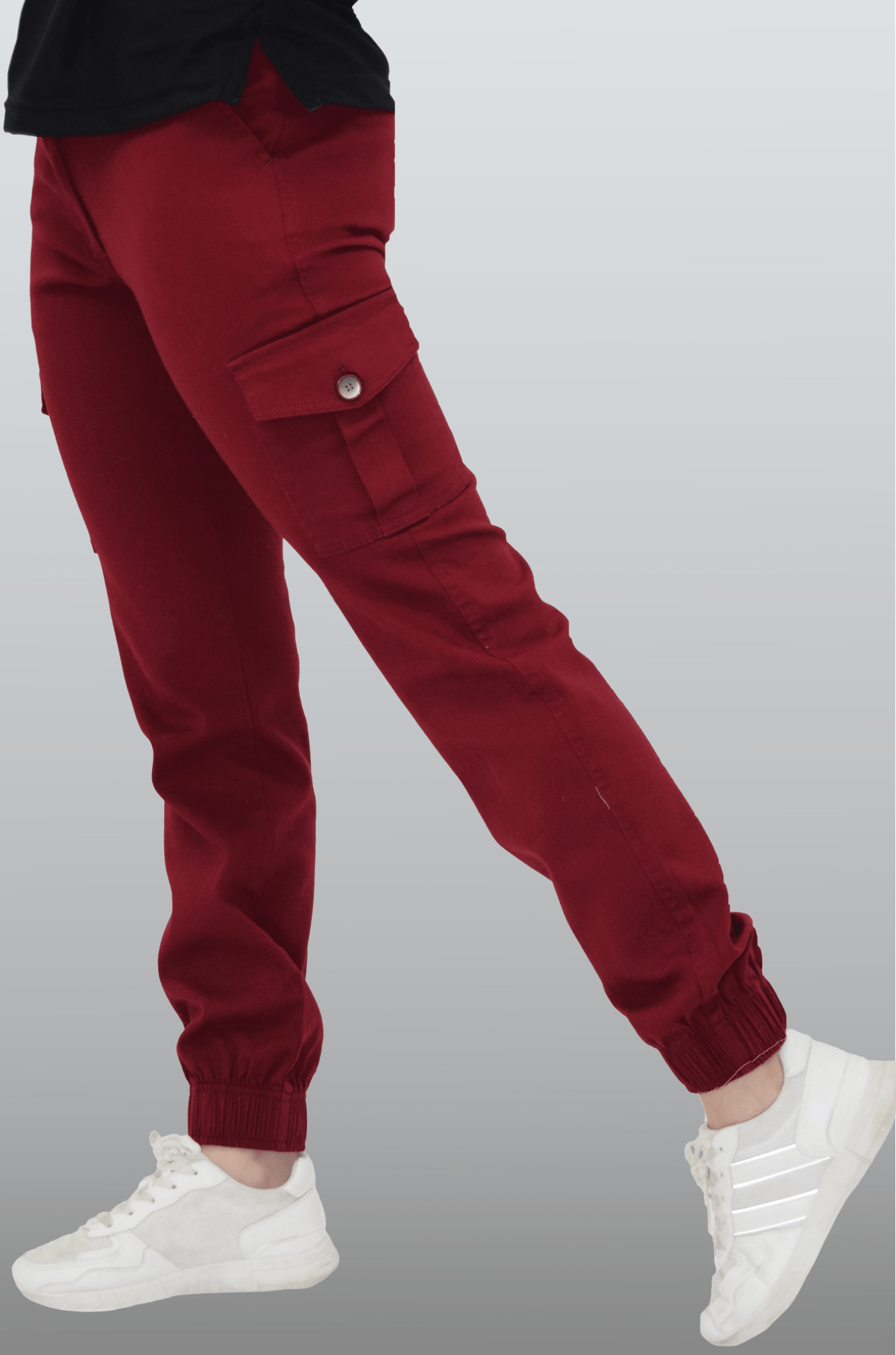 PANTALÓN CARGO JOGGER LORETO MUJER #Color_Rojo
