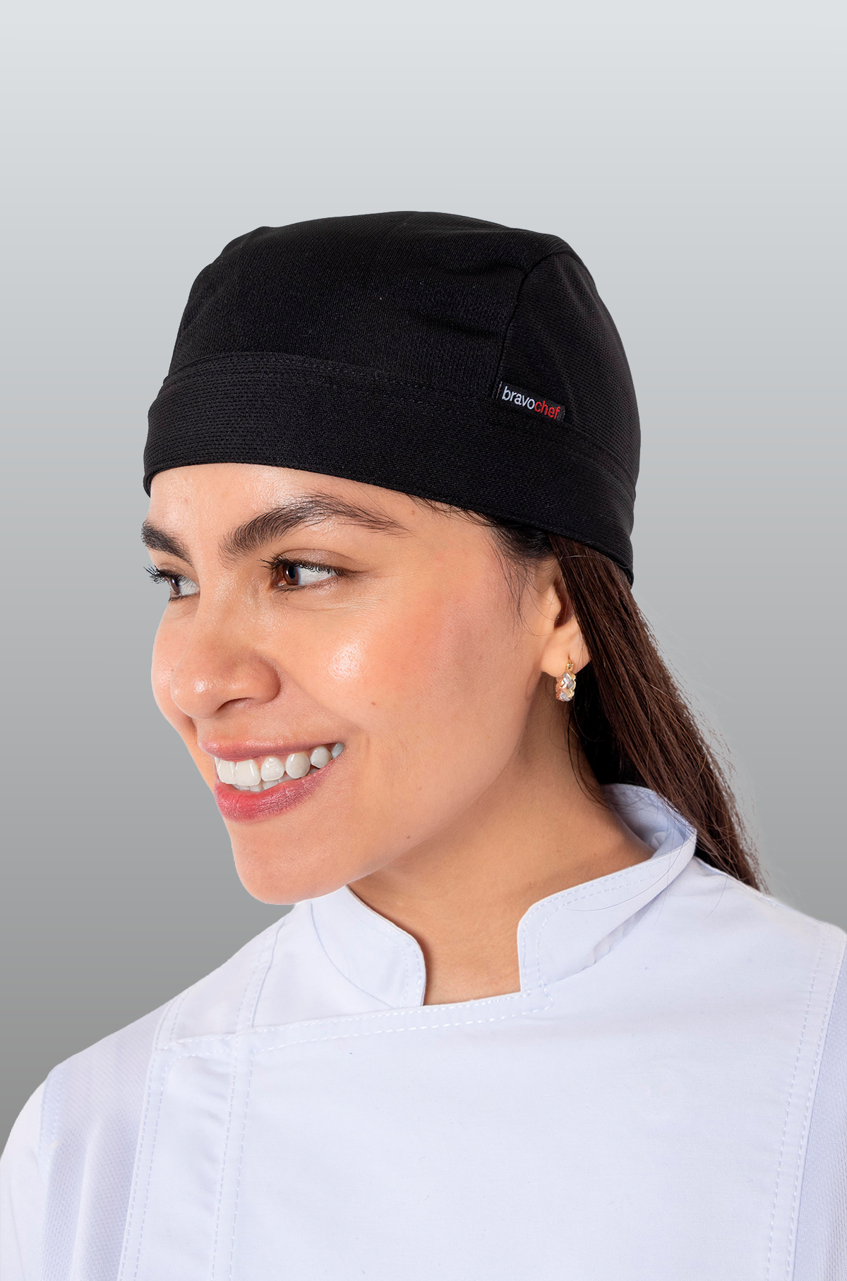 COFIA GORRO PARA CHEF KIOTO UNISEX #Color_Negro