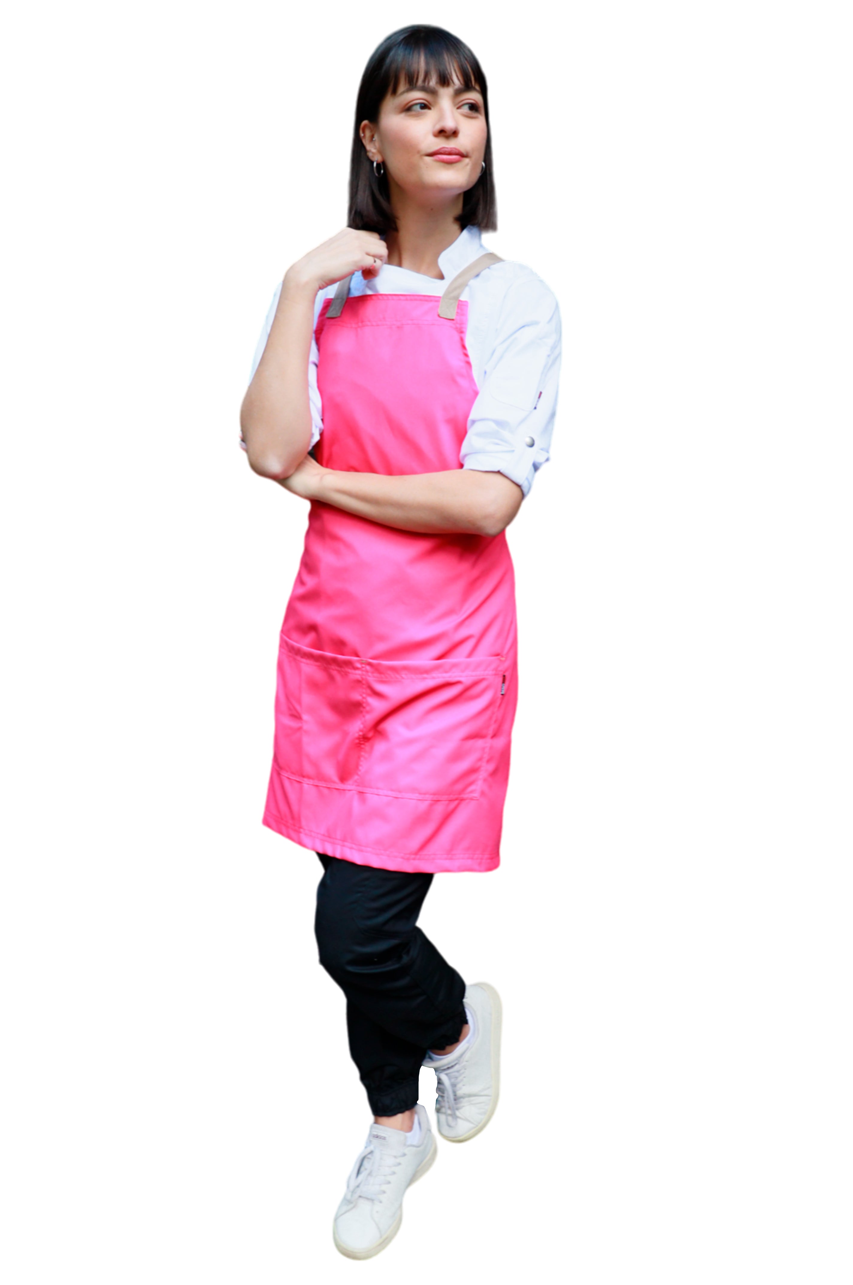 MANDIL DE PETO LIMA #Color_Oro Rosa
