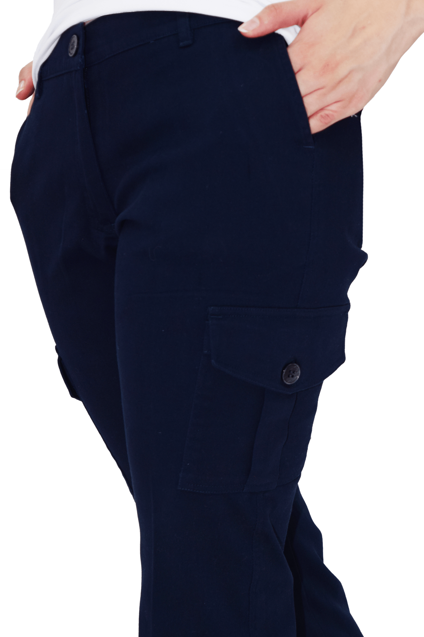 PANTALÓN CARGO JOGGER LORETO MUJER #Color_Azul Marino
