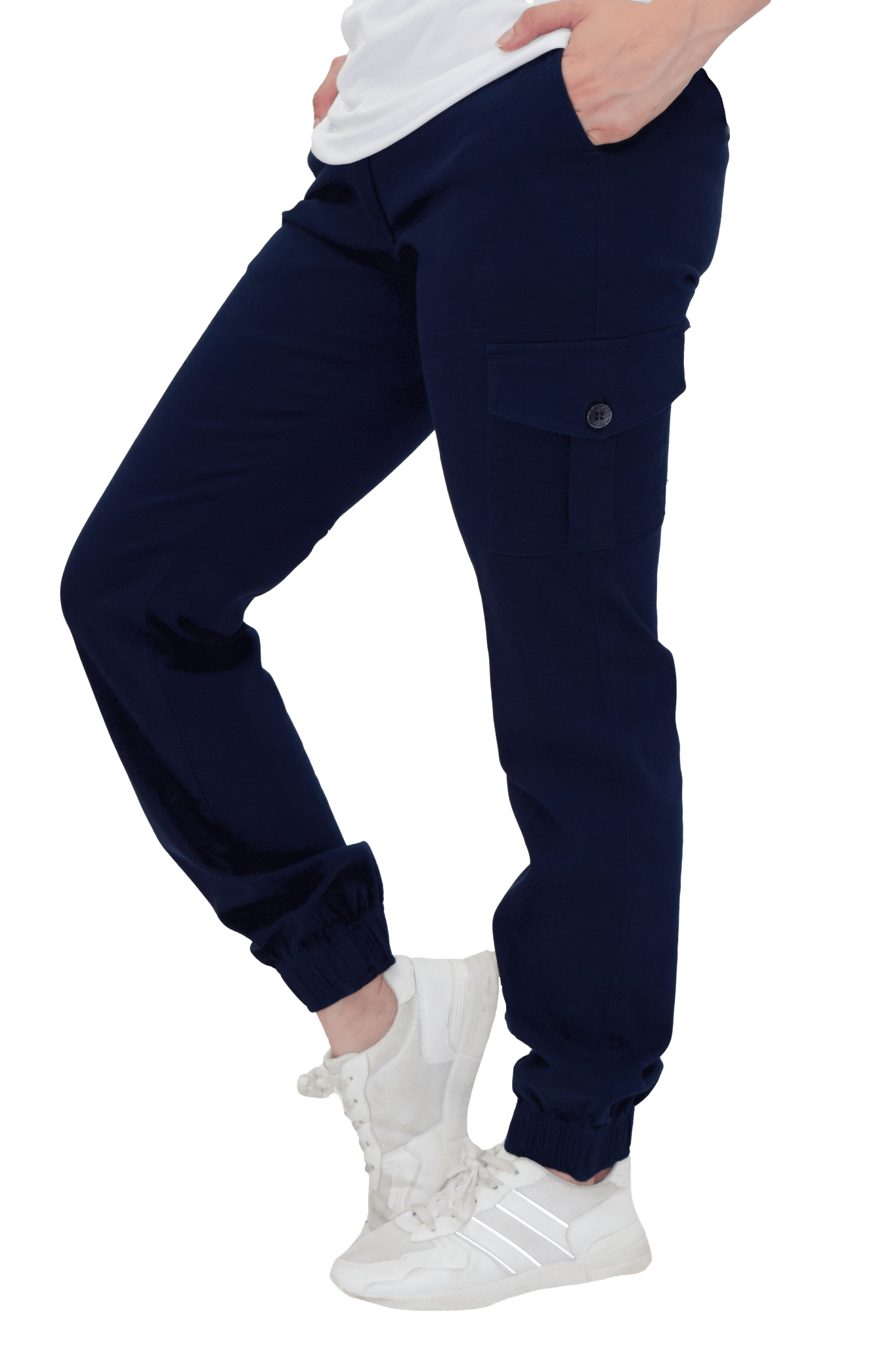PANTALÓN CARGO JOGGER LORETO MUJER #Color_Azul Marino