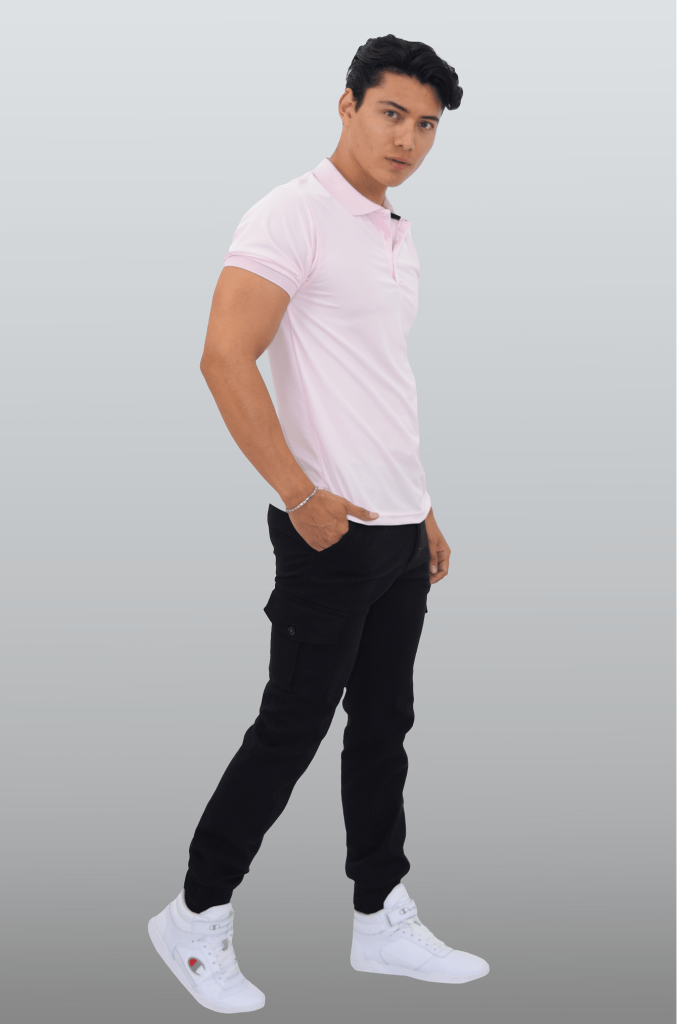 PANTALÓN CARGO JOGGER LORETO HOMBRE #Color_Negro