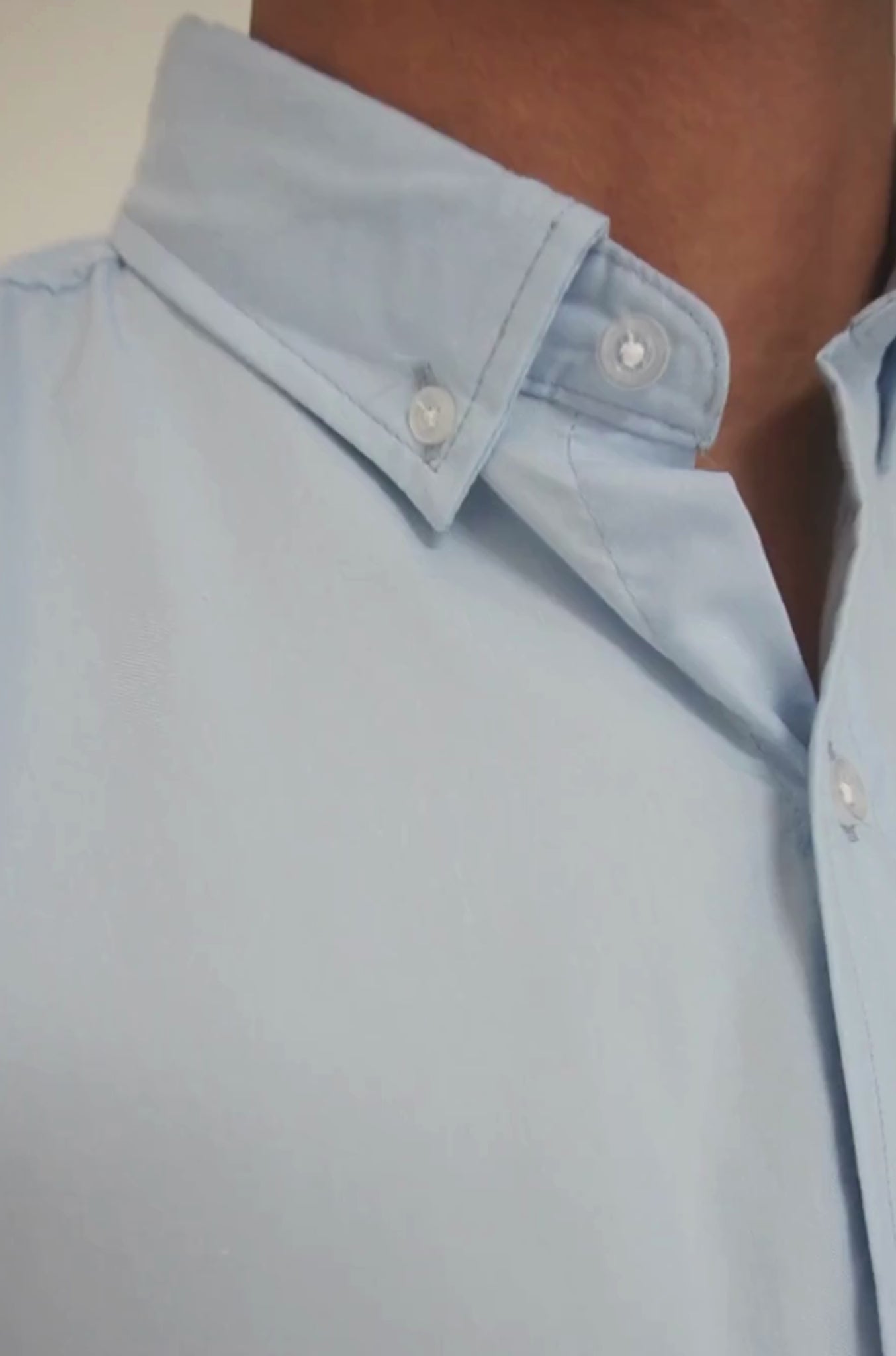 CAMISA BÁSICA MANGA LARGA MONCLOVA HOMBRE #Color_Azul Celeste