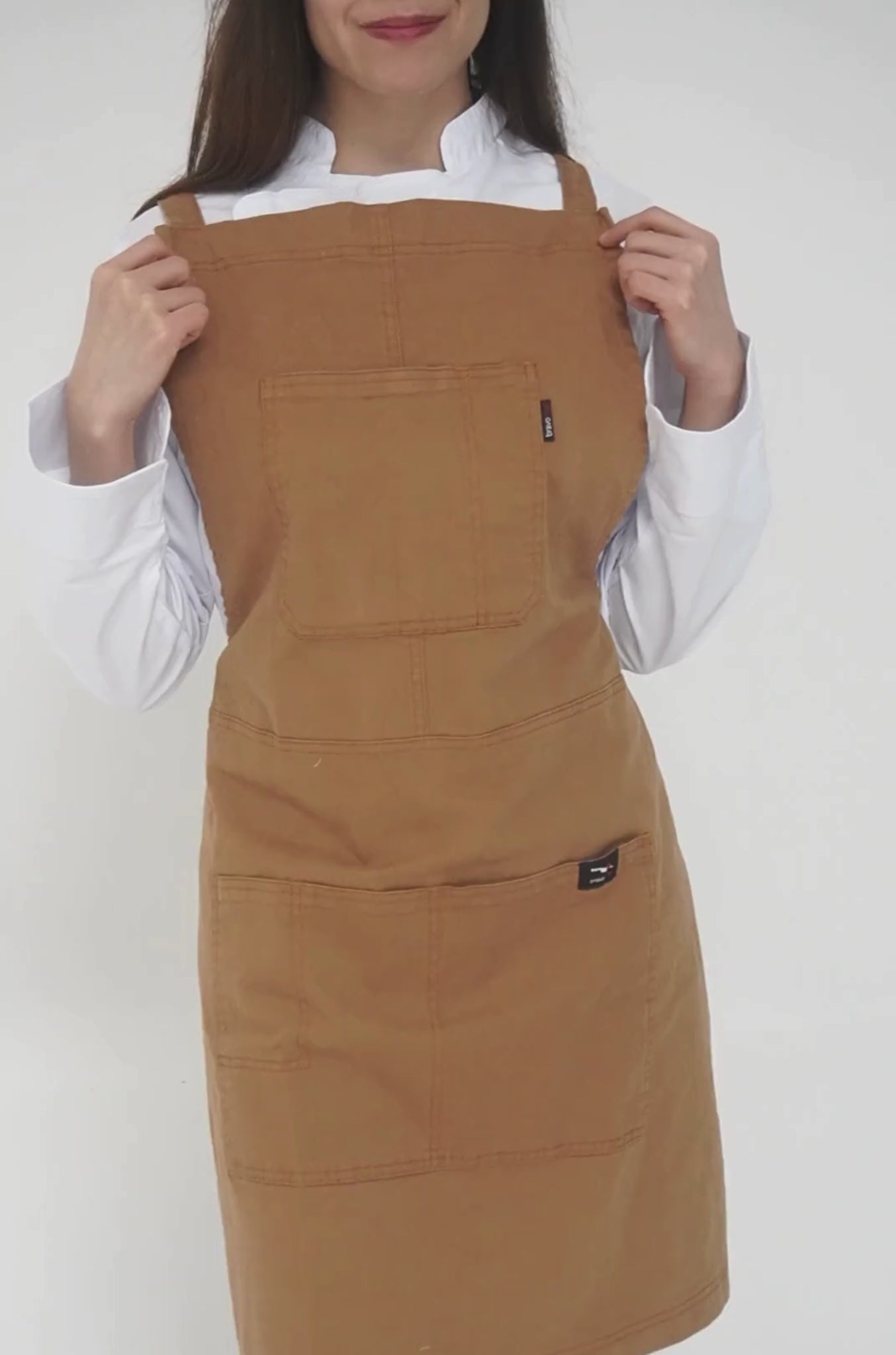 MANDIL TOSCANA UNISEX #Color_Marrón