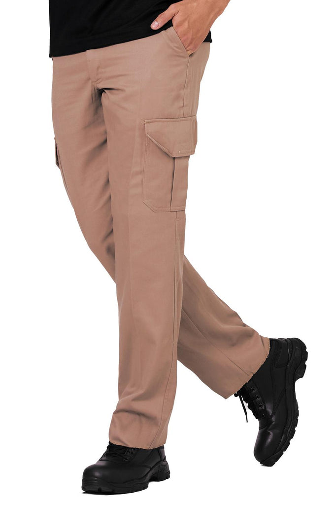 Pantalones de trabajo para hombre de construcción, resistentes con funda de  Cordura, bolsillos reforzados a la rodilla, pantalones de seguridad