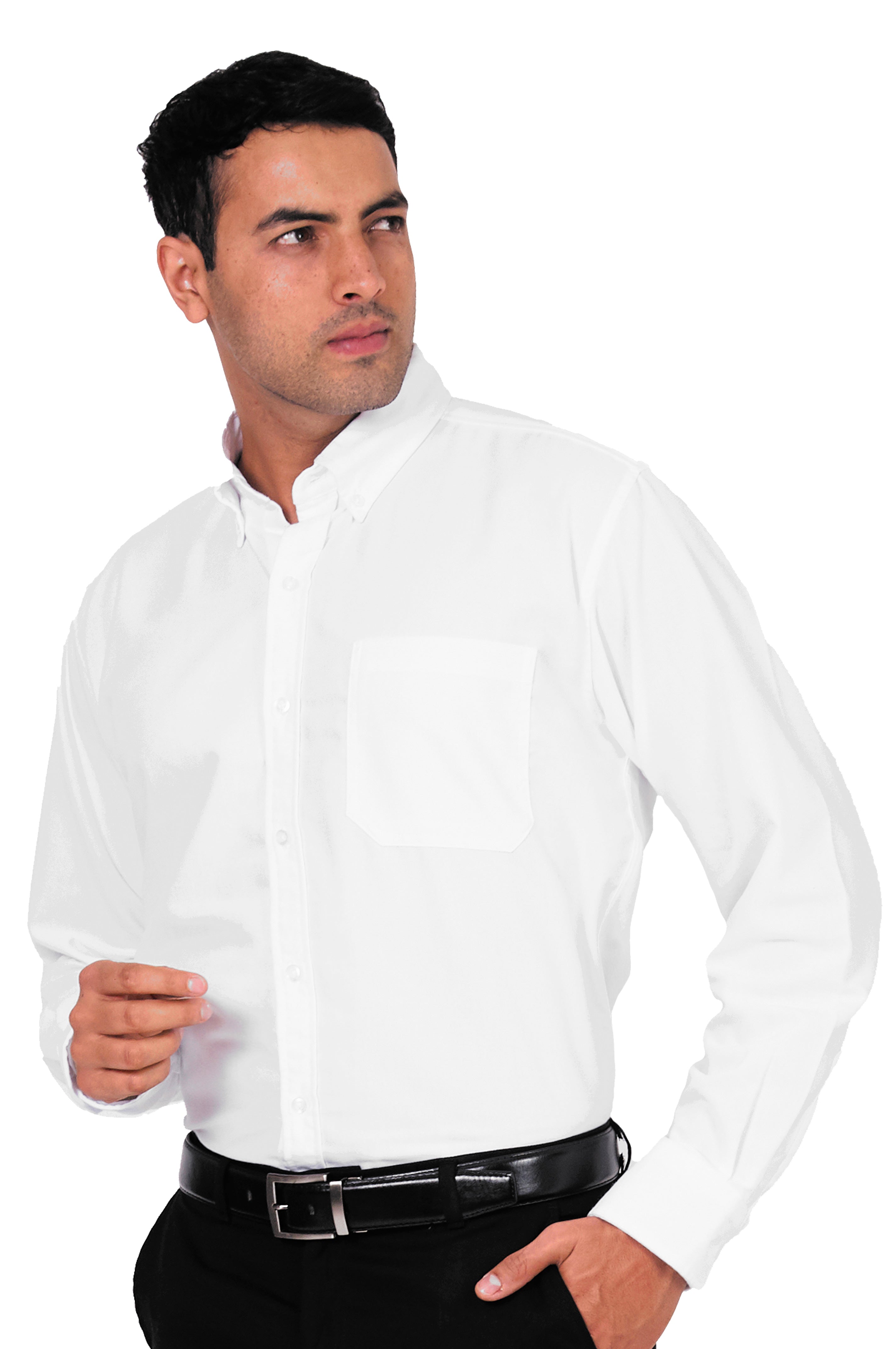 CAMISA FORMAL MANGA LARGA MONTENEGRO HOMBRE #Color_Blanco
