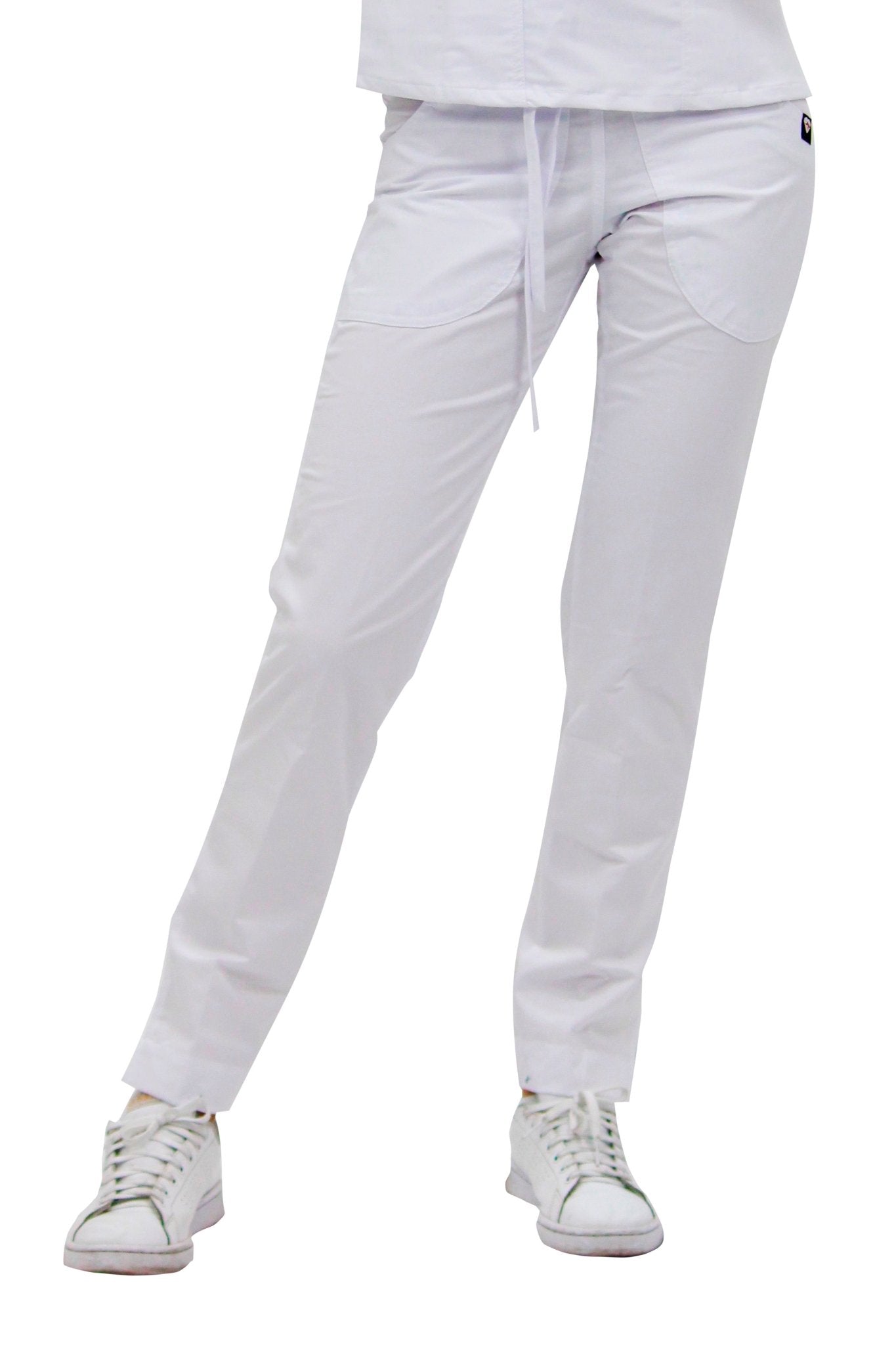 PANTALÓN MÉDICO PARA SCRUB ESTOCOLMO MUJER #Color_Blanco