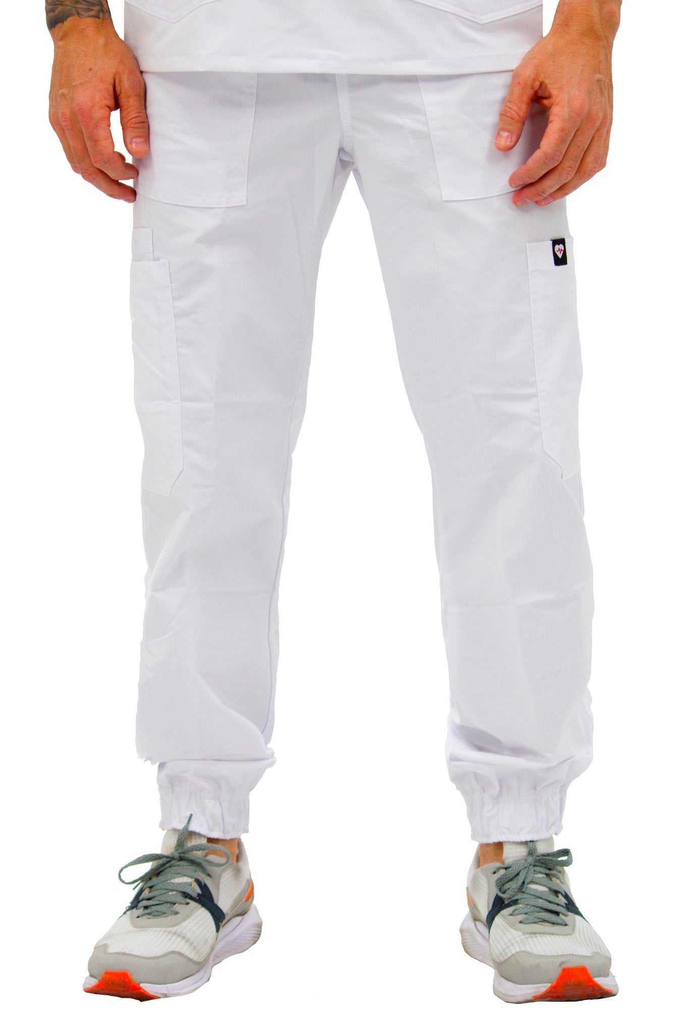 PANTALÓN MÉDICO JOGGER PARA SCRUB STANFORD HOMBRE #Color_Blanco