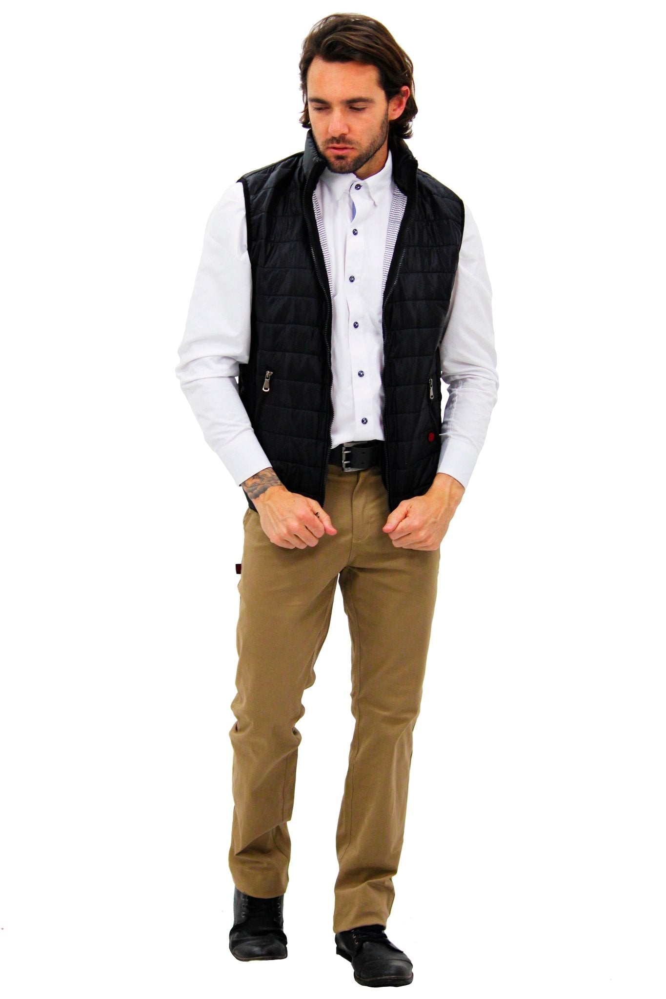 CHALECO CAPITONADO OSLO HOMBRE #Color_Negro