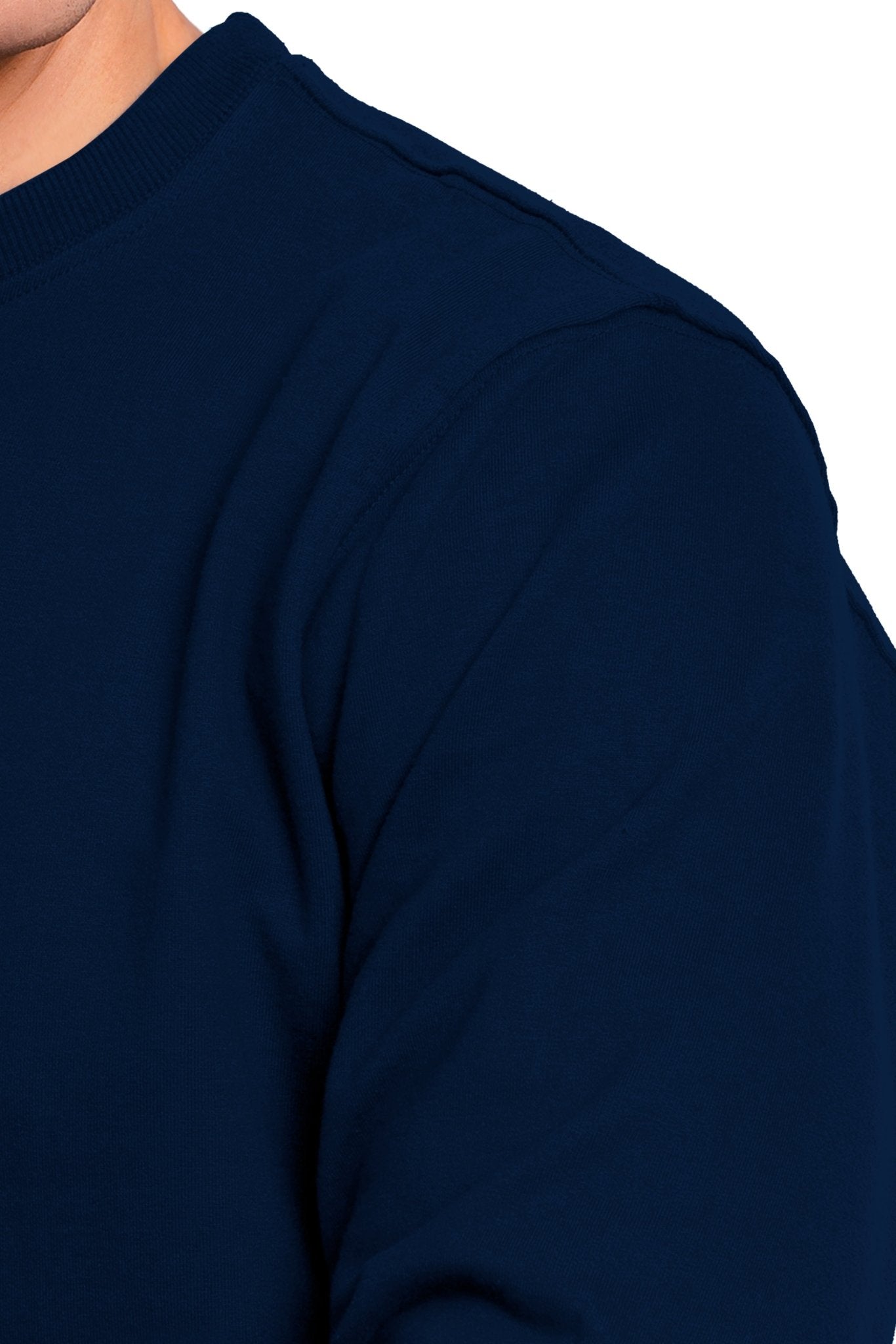 SUDADERA CUELLO REDONDO BRUSELAS UNISEX #Color_Azul