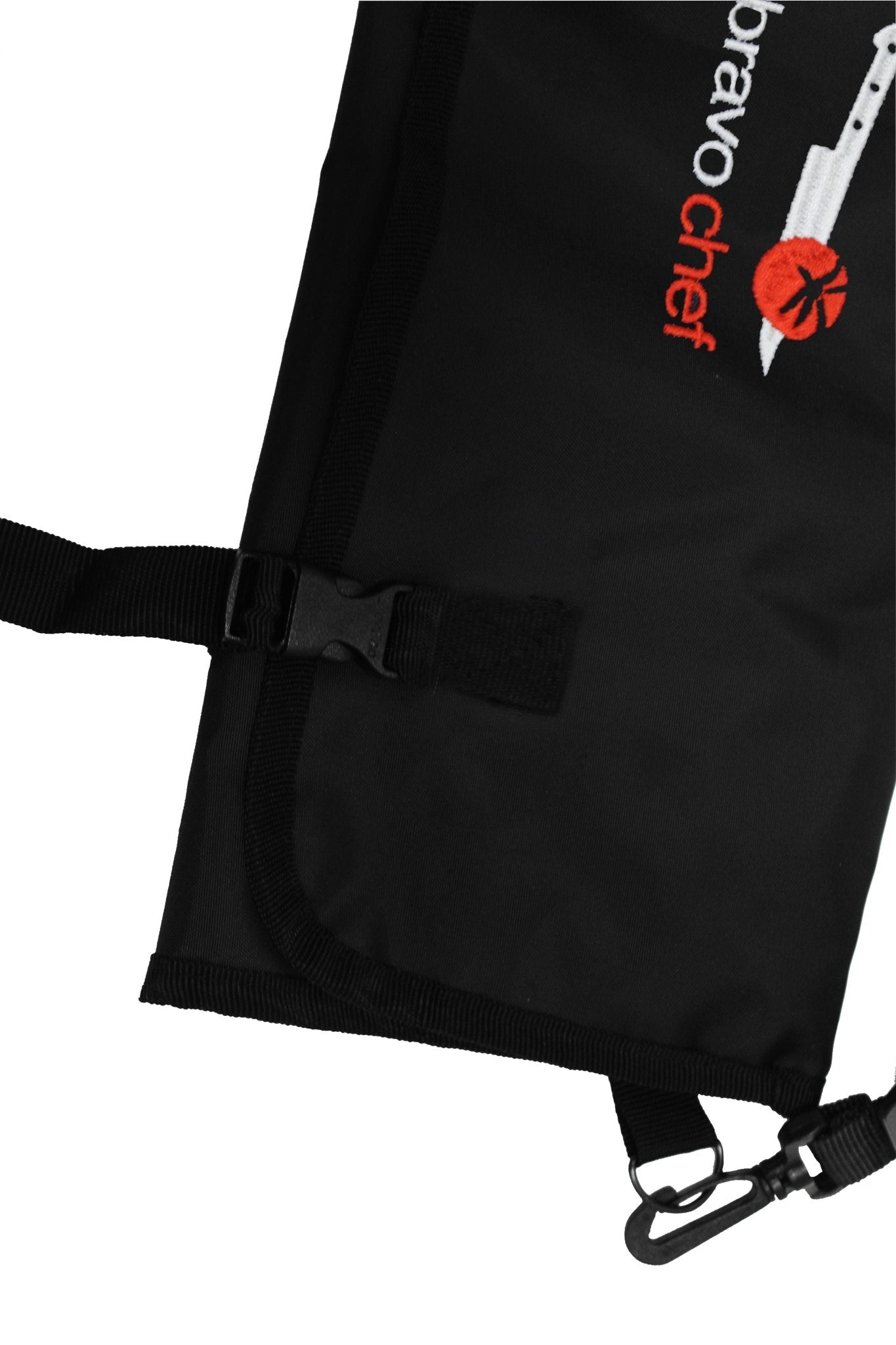 ESTUCHE PORTA-CUCHILLOS PARA CHEF CON LOGO #Color_Negro